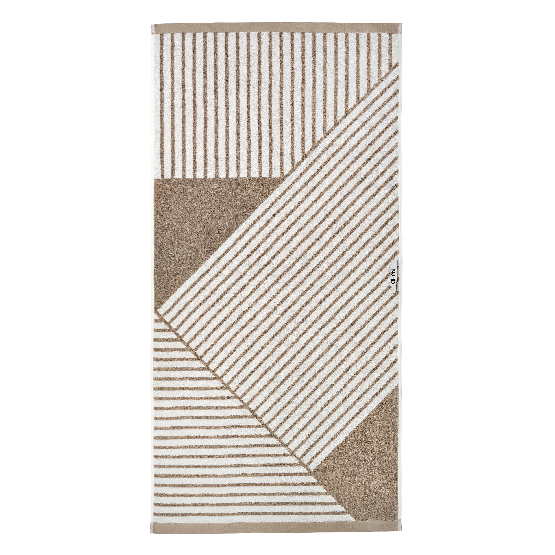 Toalla de baño Stripes 70x140 cm, beige NJRD