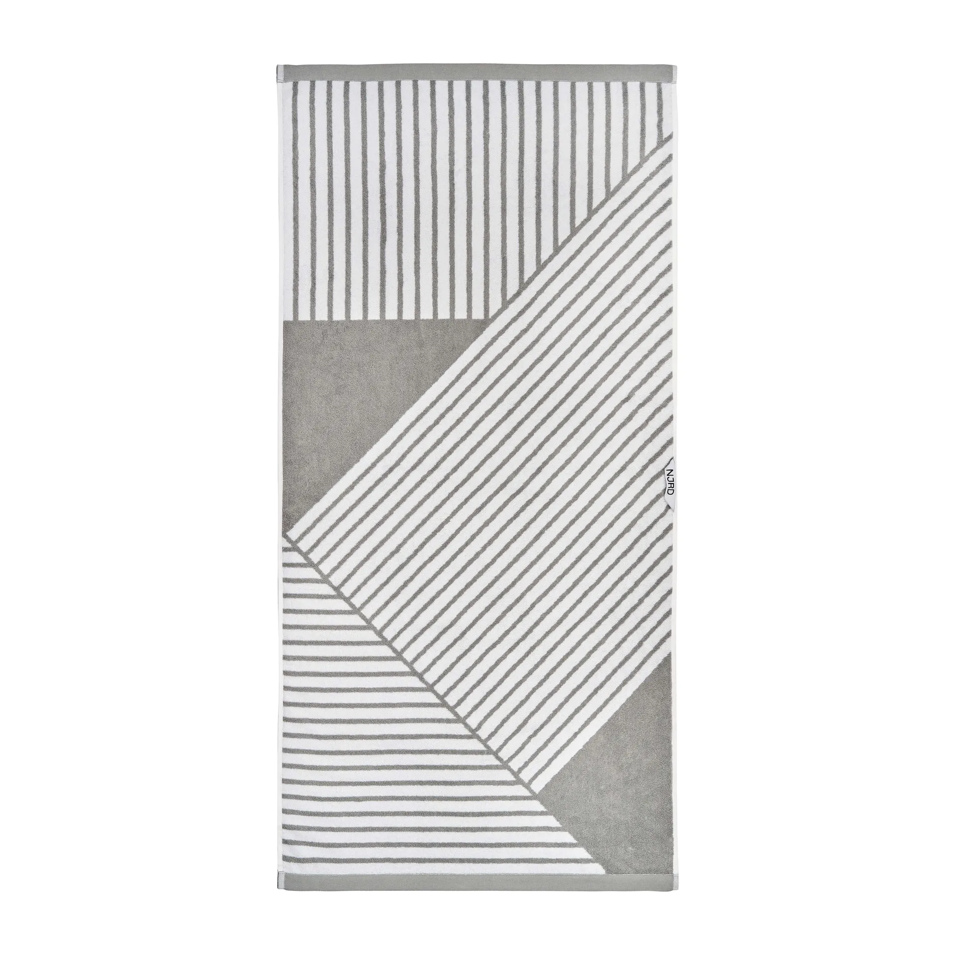 Toalla de baño Stripes 70x140 cm, gris NJRD