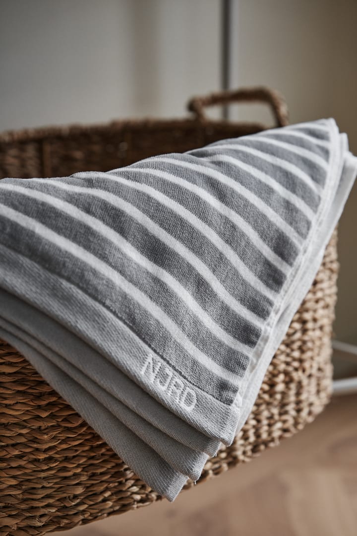 Toalla de baño Stripes 70x140 cm, gris NJRD