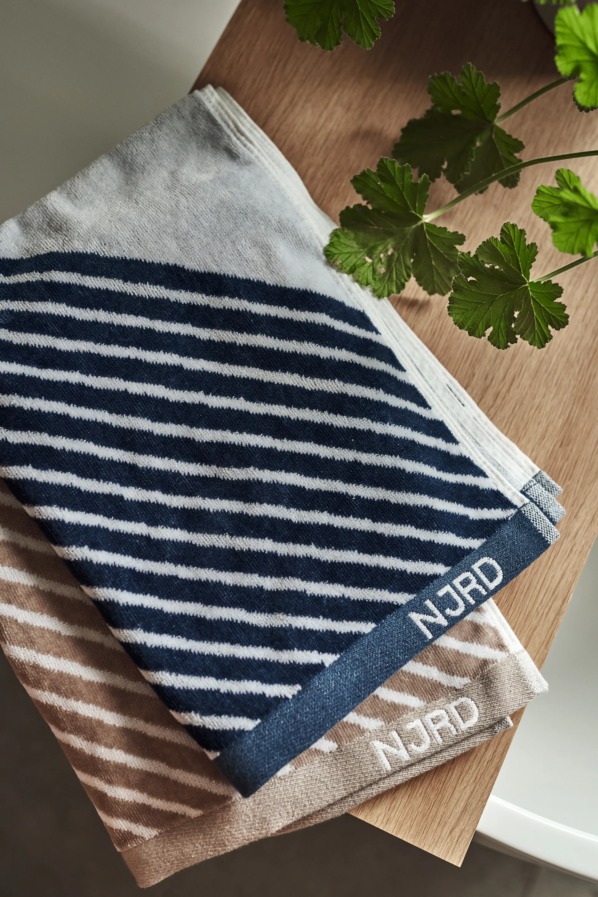 Toalla de manos Stripes 50x70 cm, azul NJRD