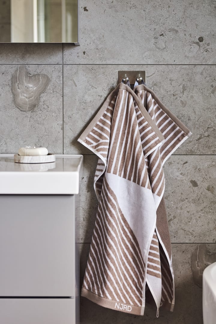 Toalla de manos Stripes 50x70 cm, beige NJRD