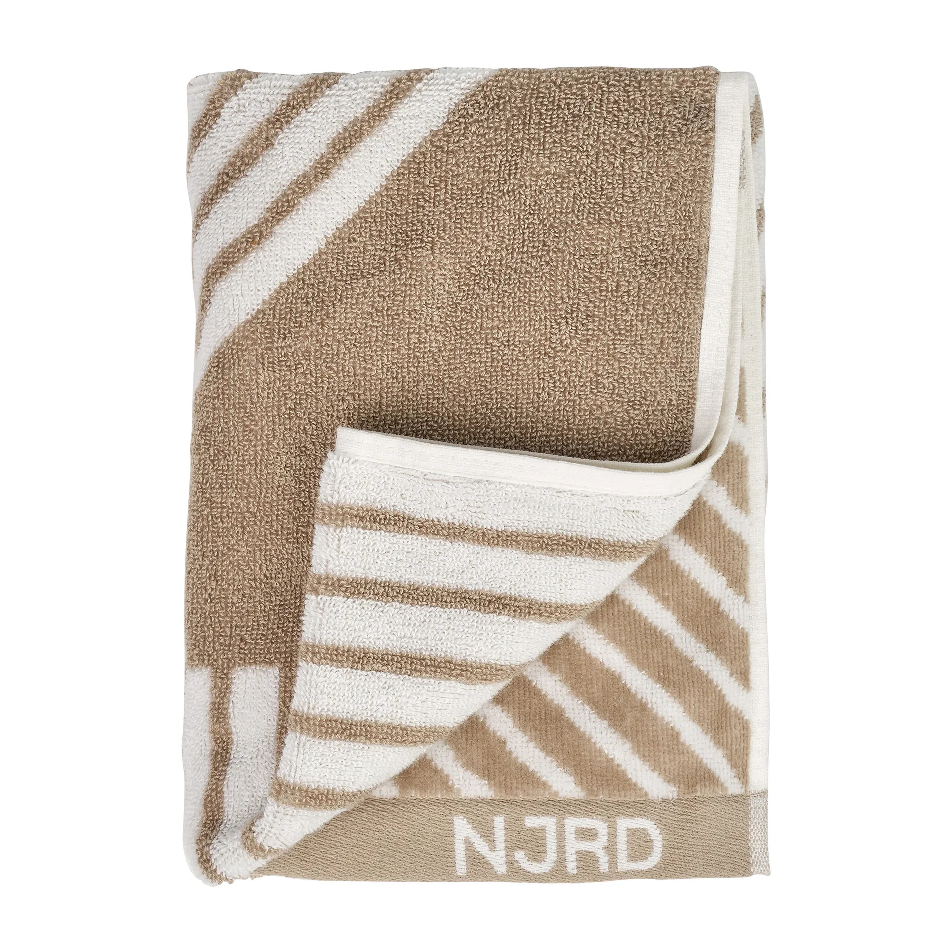 Toalla de manos Stripes 50x70 cm, beige NJRD