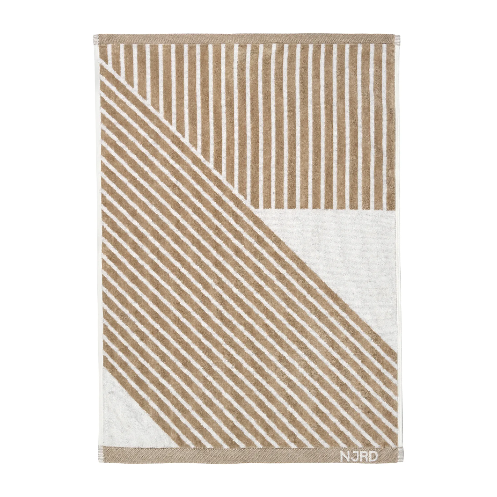 Toalla de manos Stripes 50x70 cm, beige NJRD