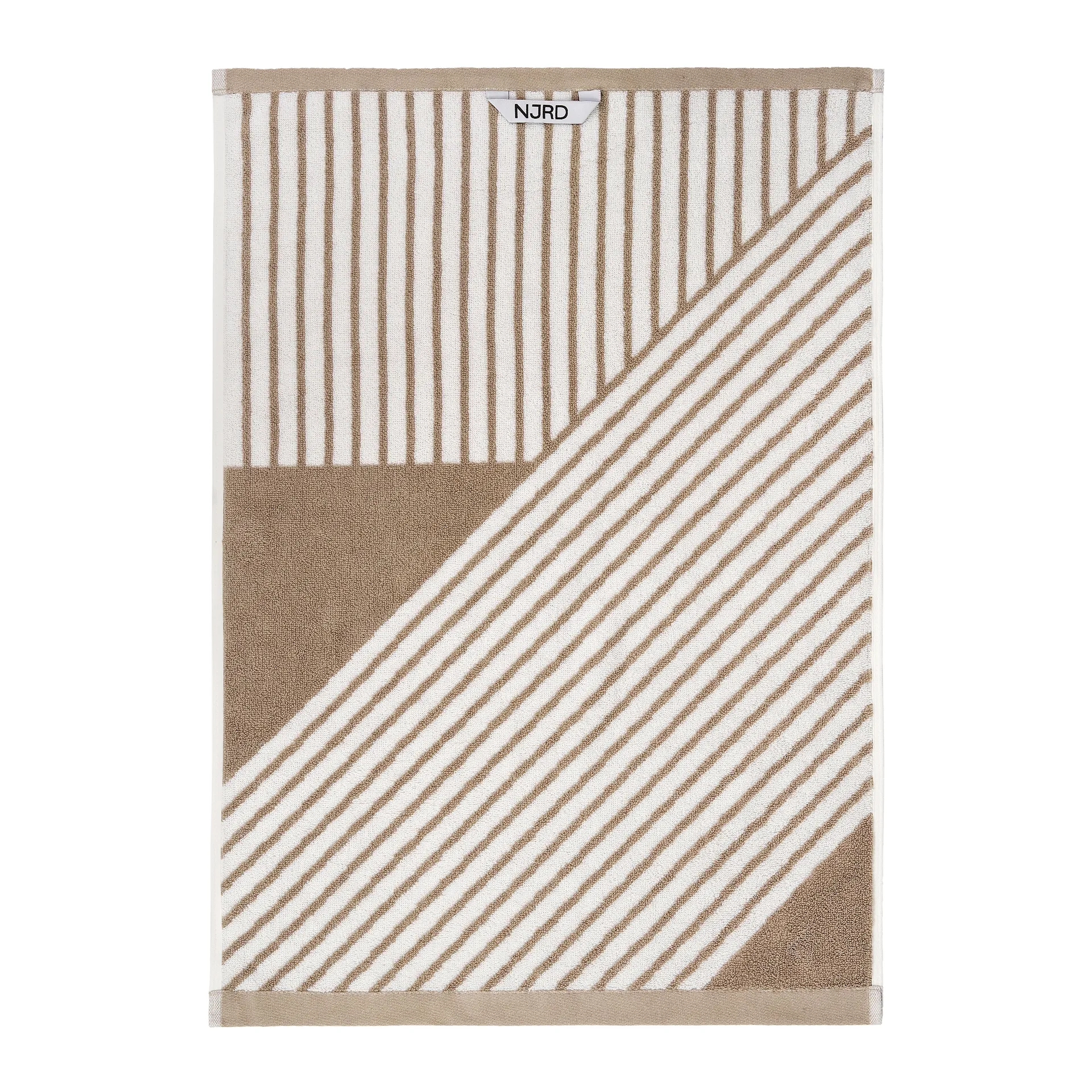 Toalla de manos Stripes 50x70 cm, beige NJRD
