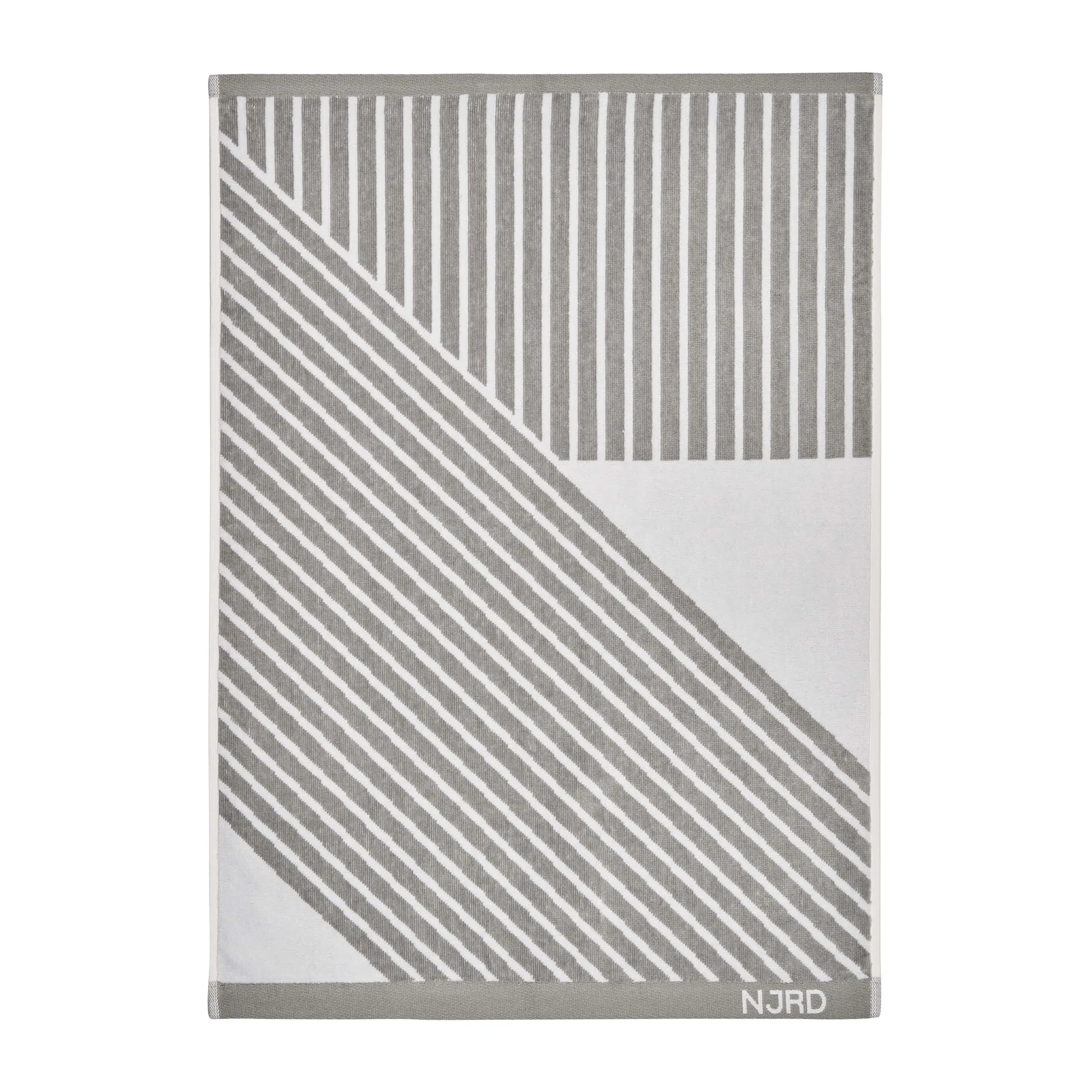 Toalla de manos Stripes 50x70 cm, gris NJRD