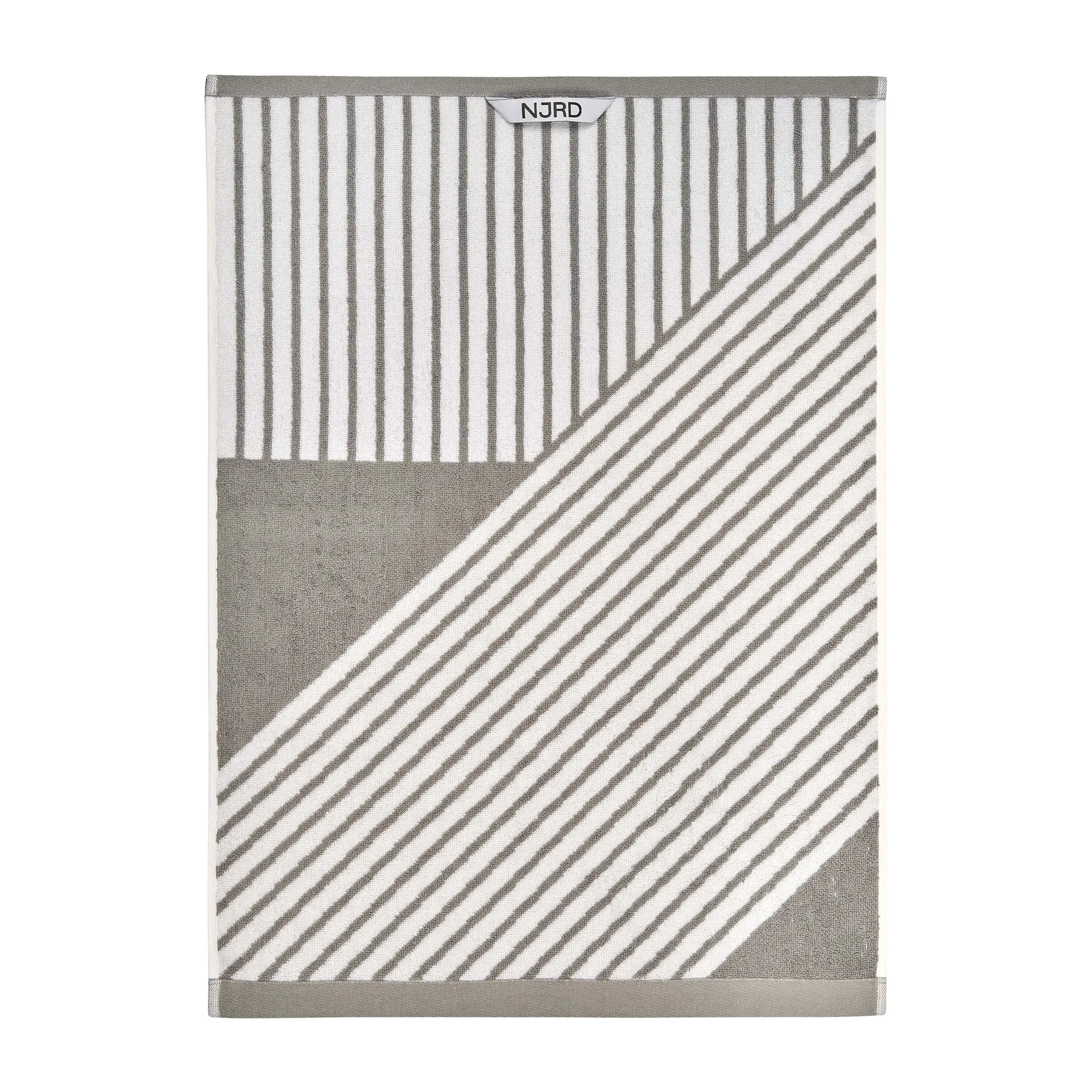 Toalla de manos Stripes 50x70 cm, gris NJRD