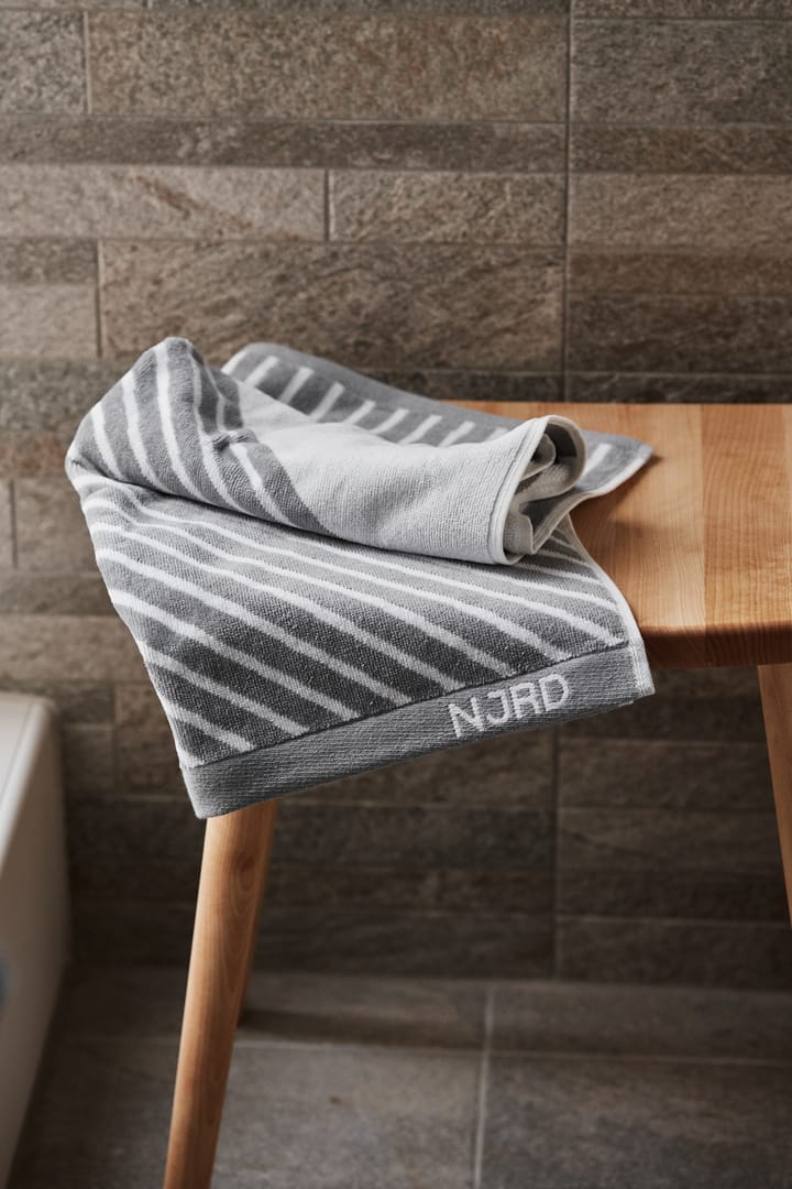 Toalla de manos Stripes 50x70 cm, gris NJRD