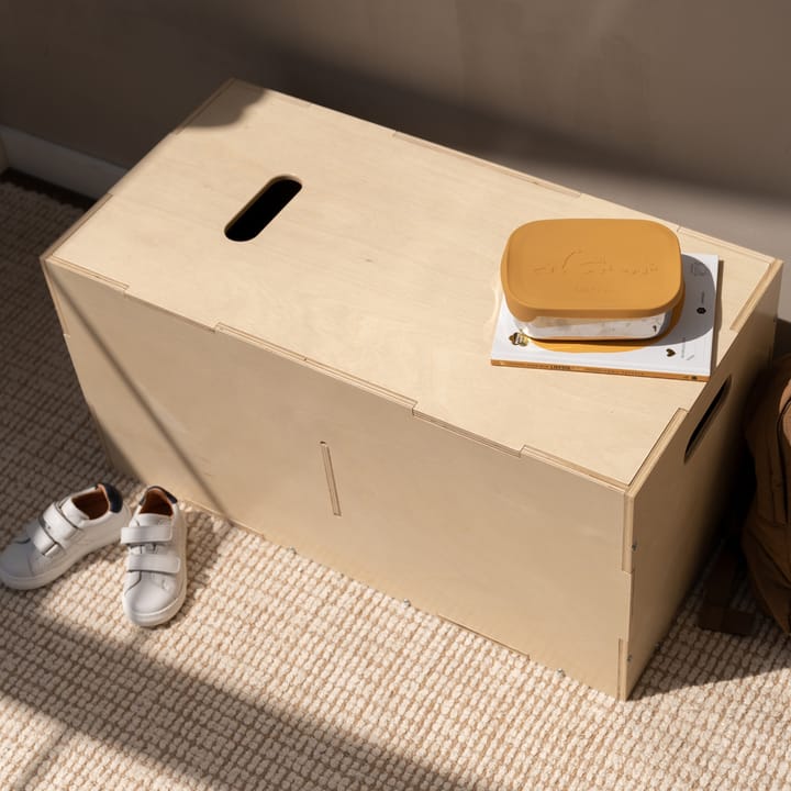 Caja de almacenamiento Cube Long, Abedul Nofred