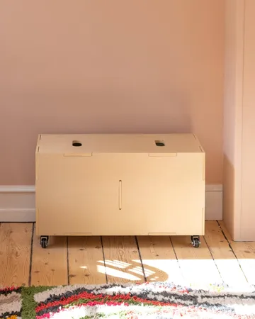 Caja de almacenamiento Cube Long - Abedul - Nofred