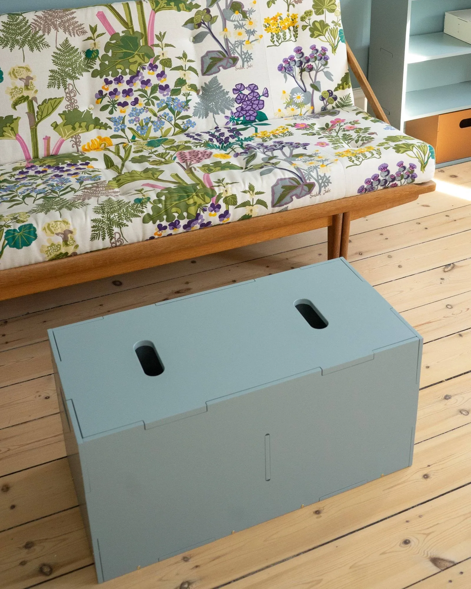 Caja de almacenamiento Cube Long, Verde oliva Nofred