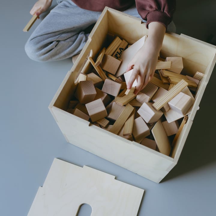 Caja de almacenamiento Cube Storage, Abedul Nofred