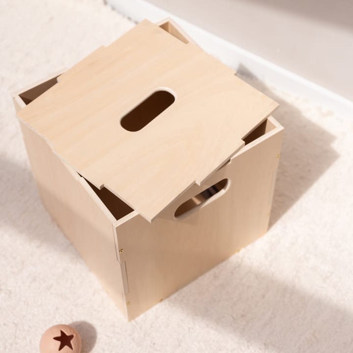 Caja de almacenamiento Cube Storage, Abedul Nofred