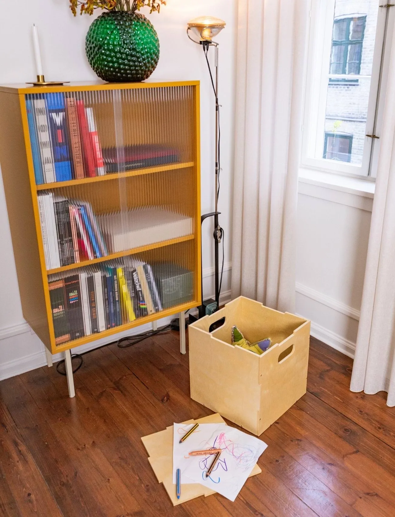 Caja de almacenamiento Cube Storage, Abedul Nofred