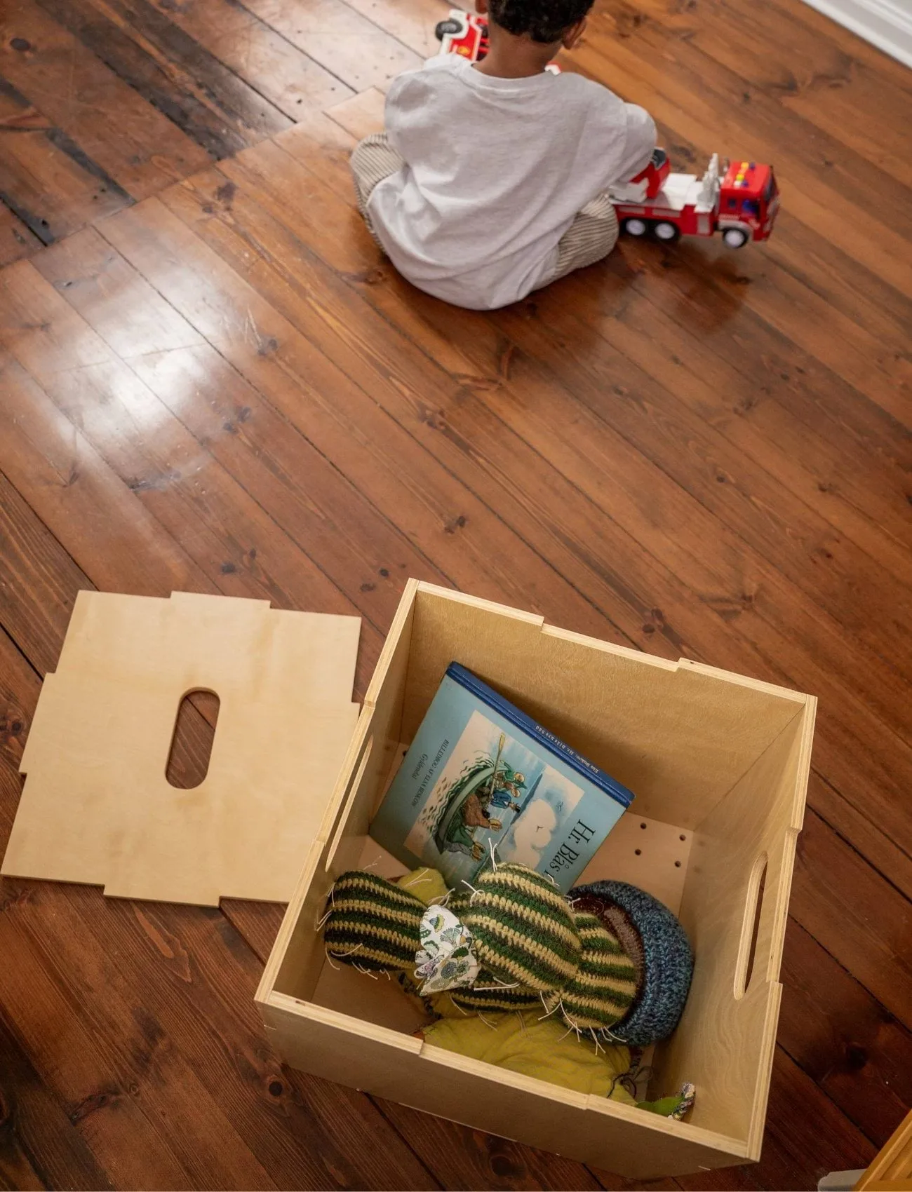Caja de almacenamiento Cube Storage, Abedul Nofred