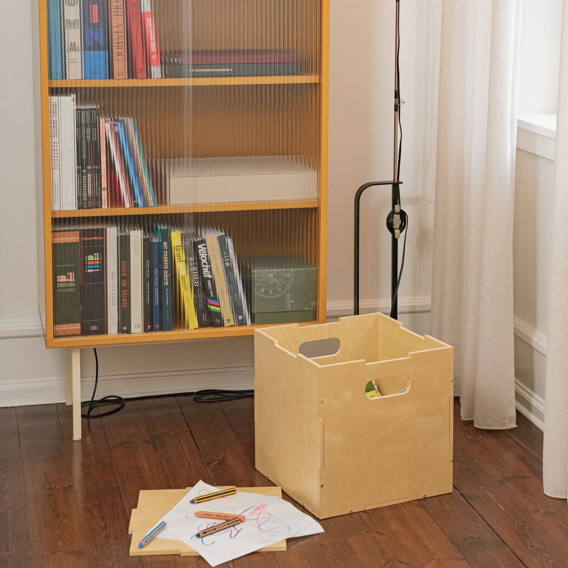 Caja de almacenamiento Cube Storage, Abedul Nofred