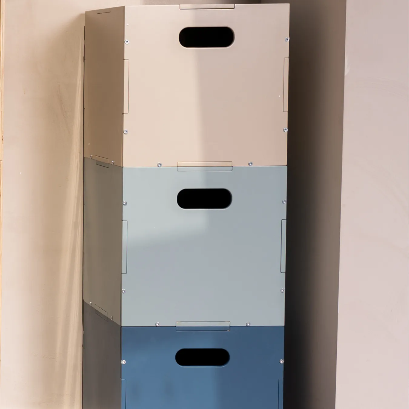 Caja de almacenamiento Cube Storage, Azul Nofred