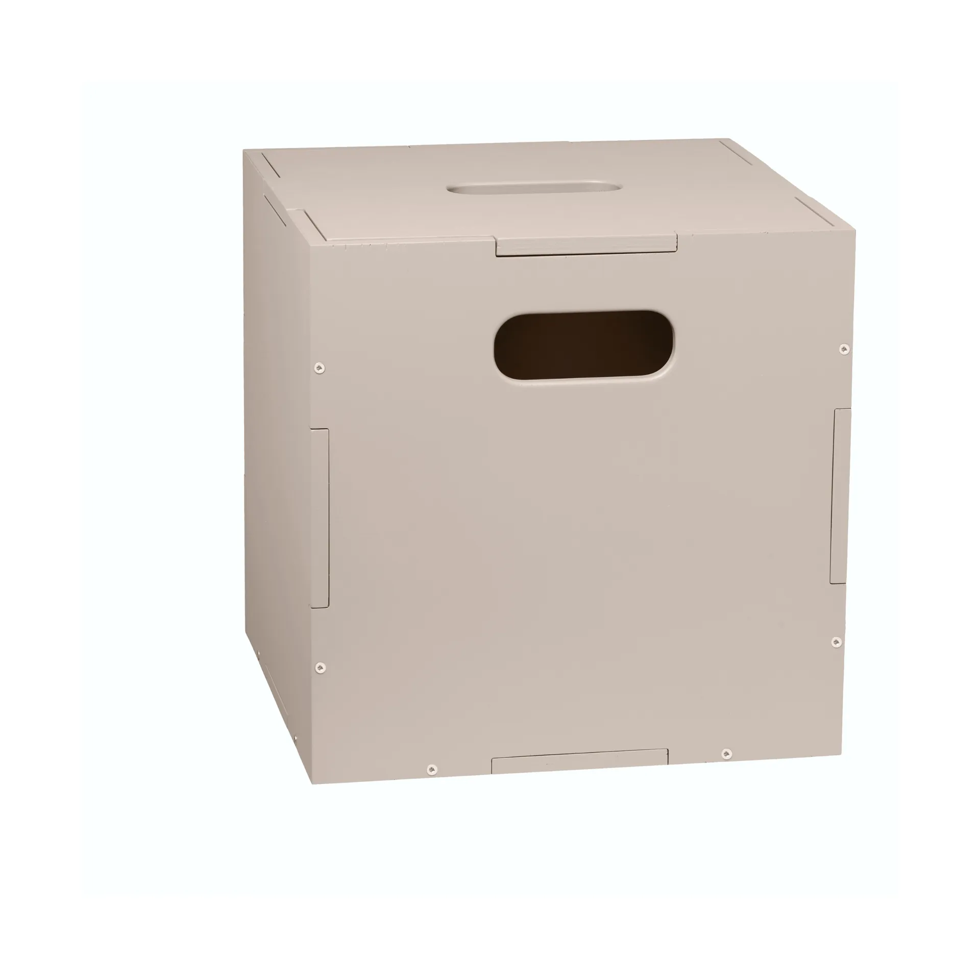 Caja de almacenamiento Cube Storage, Beige Nofred
