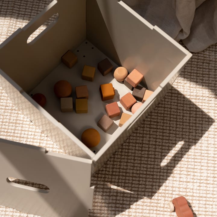 Caja de almacenamiento Cube Storage, Beige Nofred