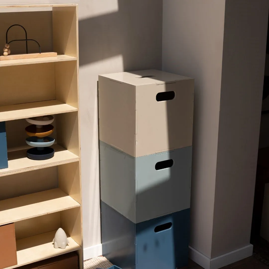 Caja de almacenamiento Cube Storage, Verde oliva Nofred