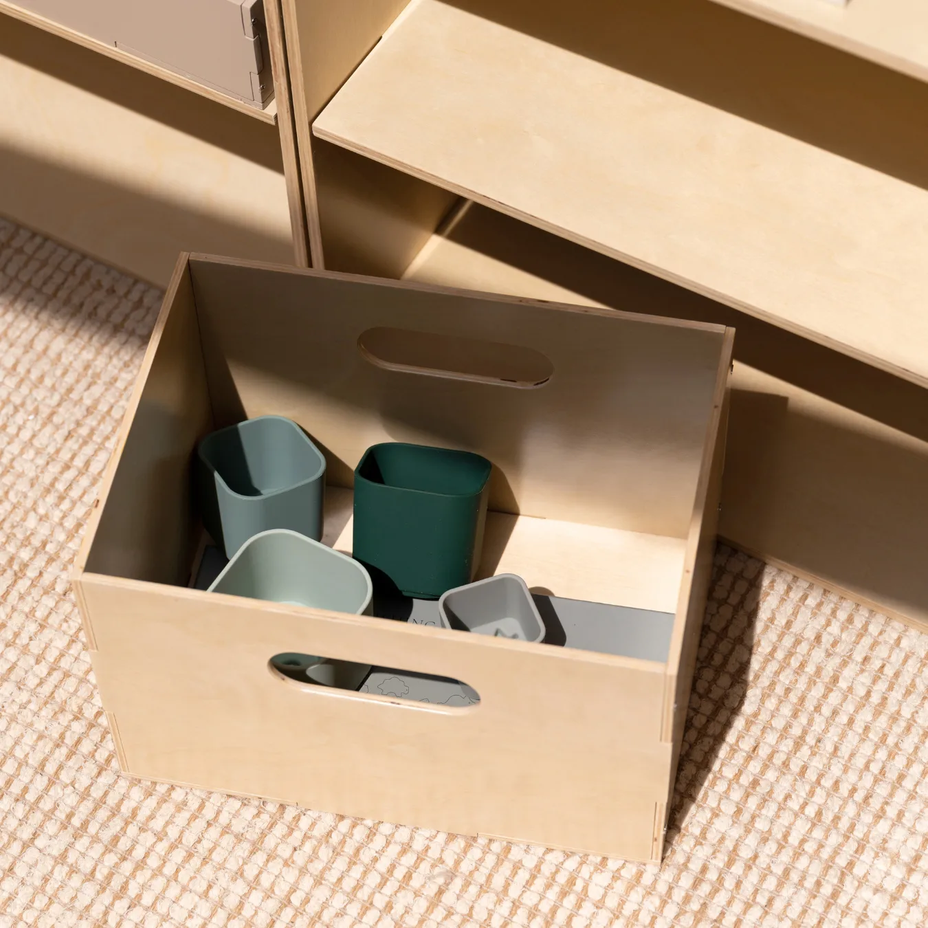 Caja de almacenamiento Kiddo Box, Abedul Nofred