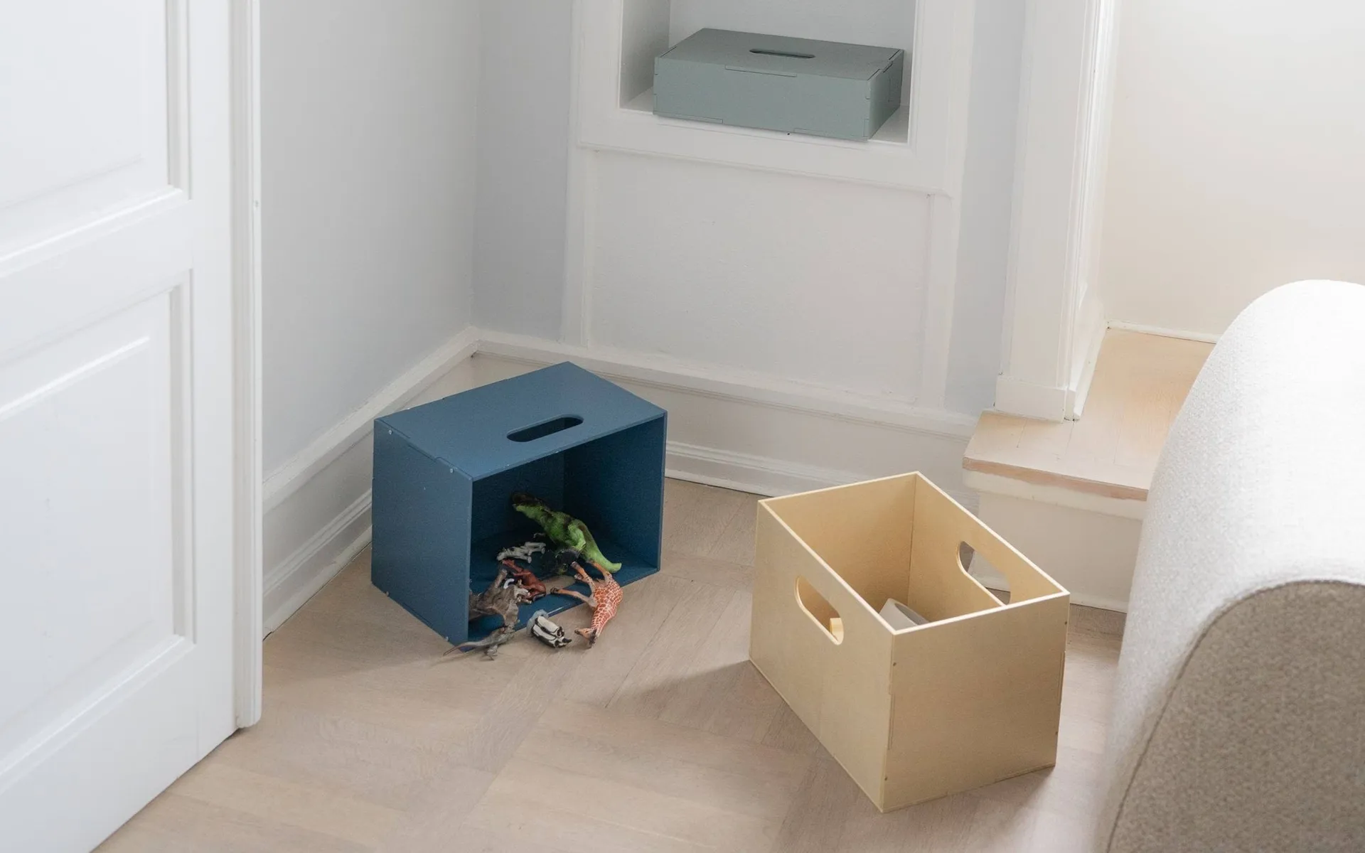 Caja de almacenamiento Kiddo Box, Azul Nofred