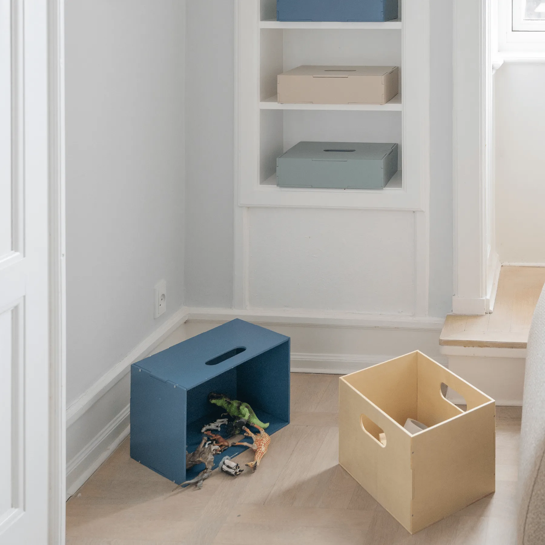 Caja de almacenamiento Kiddo Box, Azul Nofred