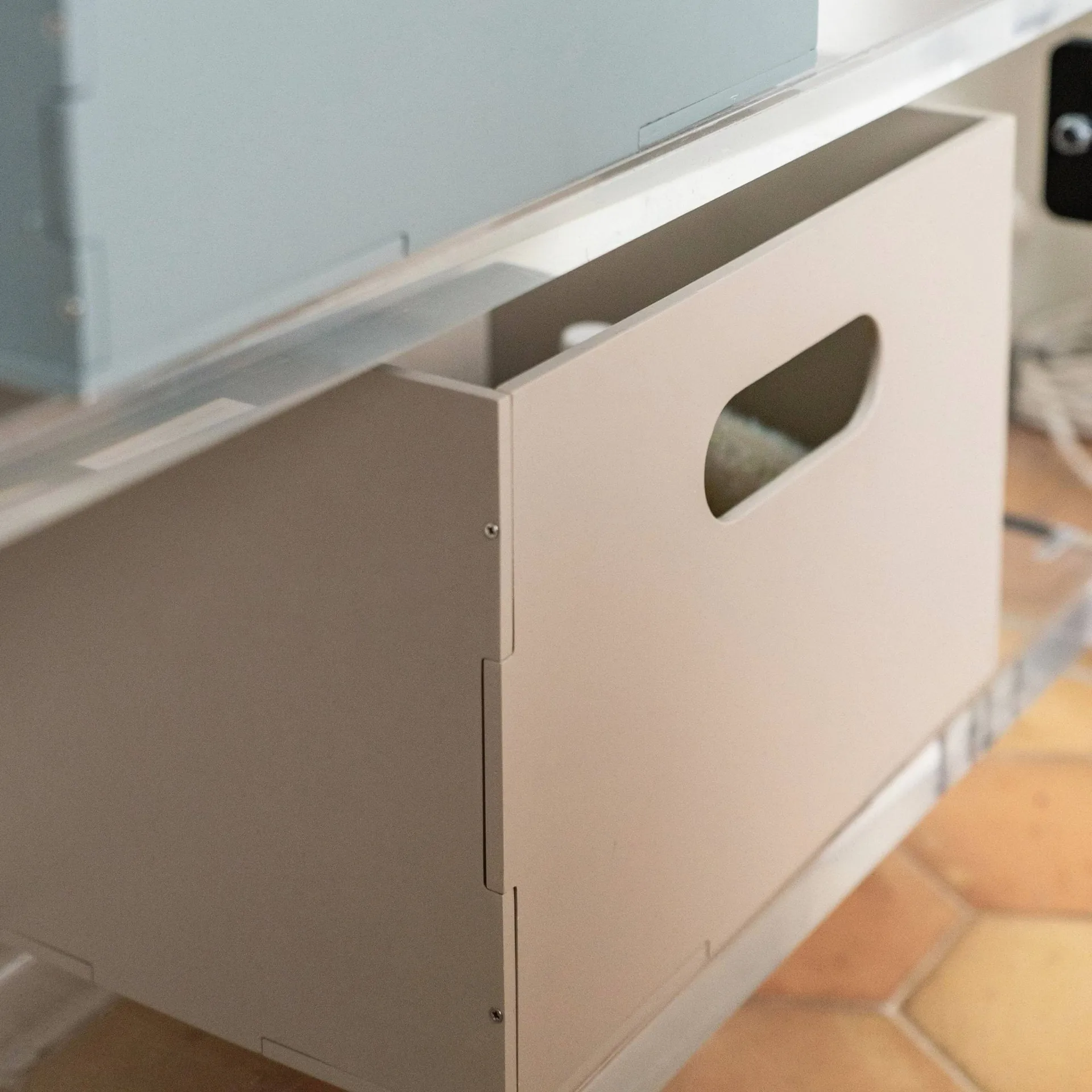 Caja de almacenamiento Kiddo Box, Beige Nofred