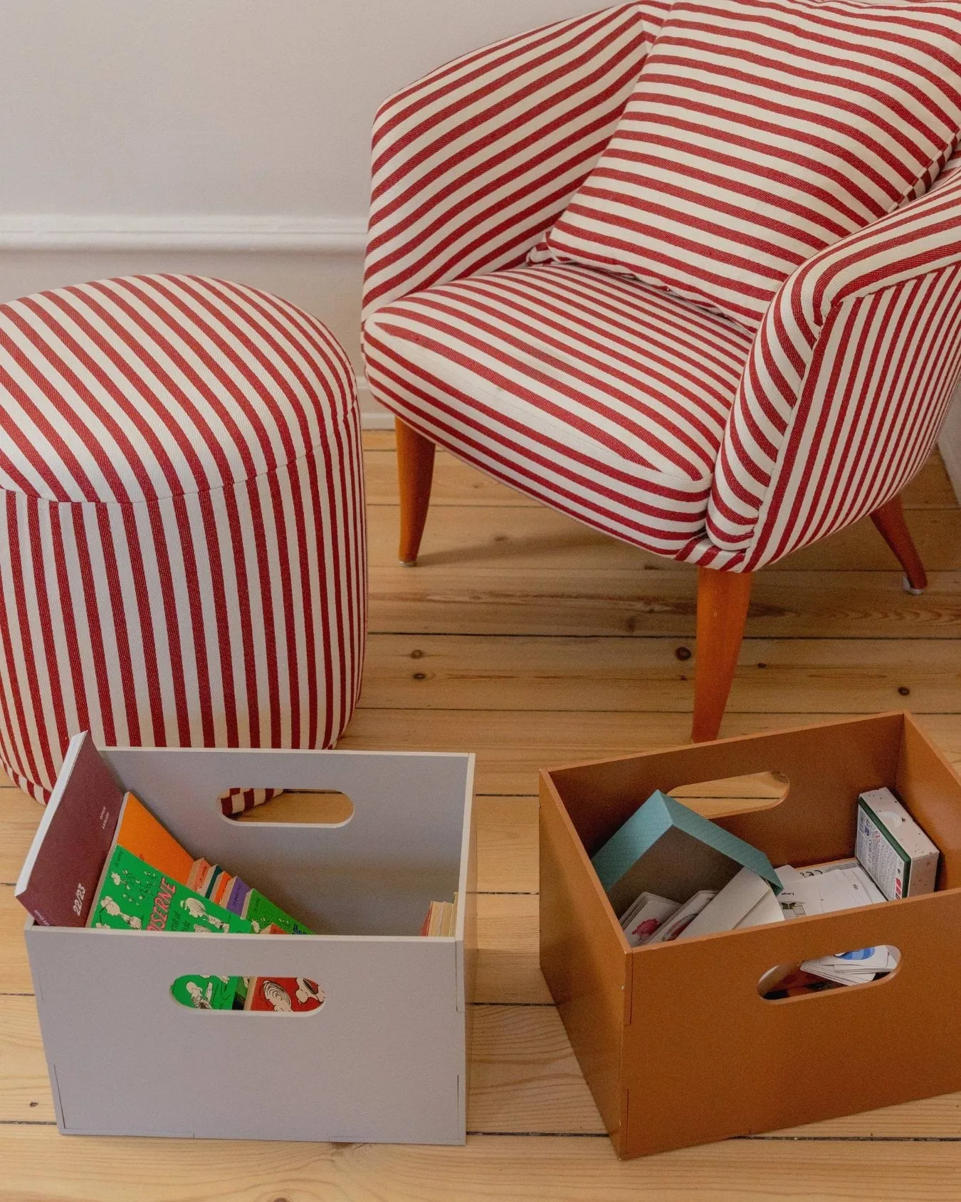 Caja de almacenamiento Kiddo Box, Beige Nofred