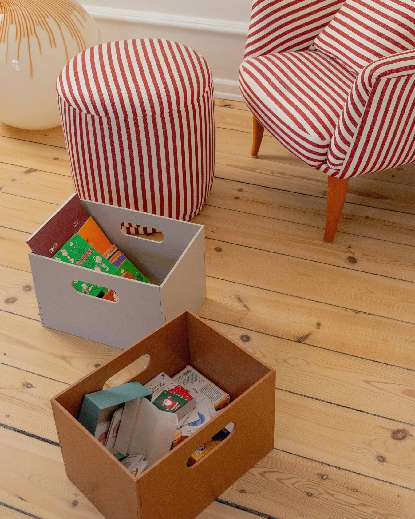 Caja de almacenamiento Kiddo Box, Beige Nofred