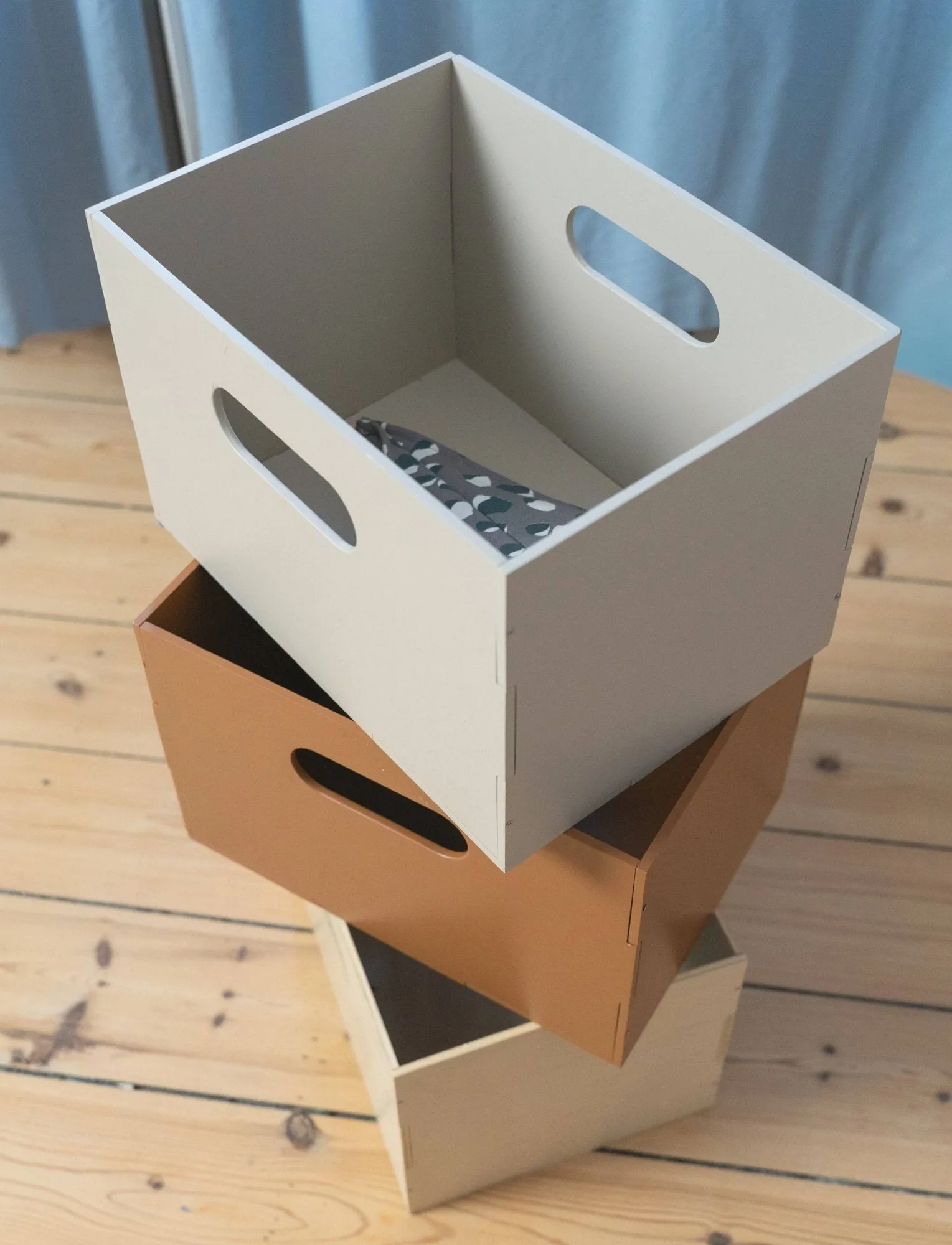 Caja de almacenamiento Kiddo Box, Beige Nofred