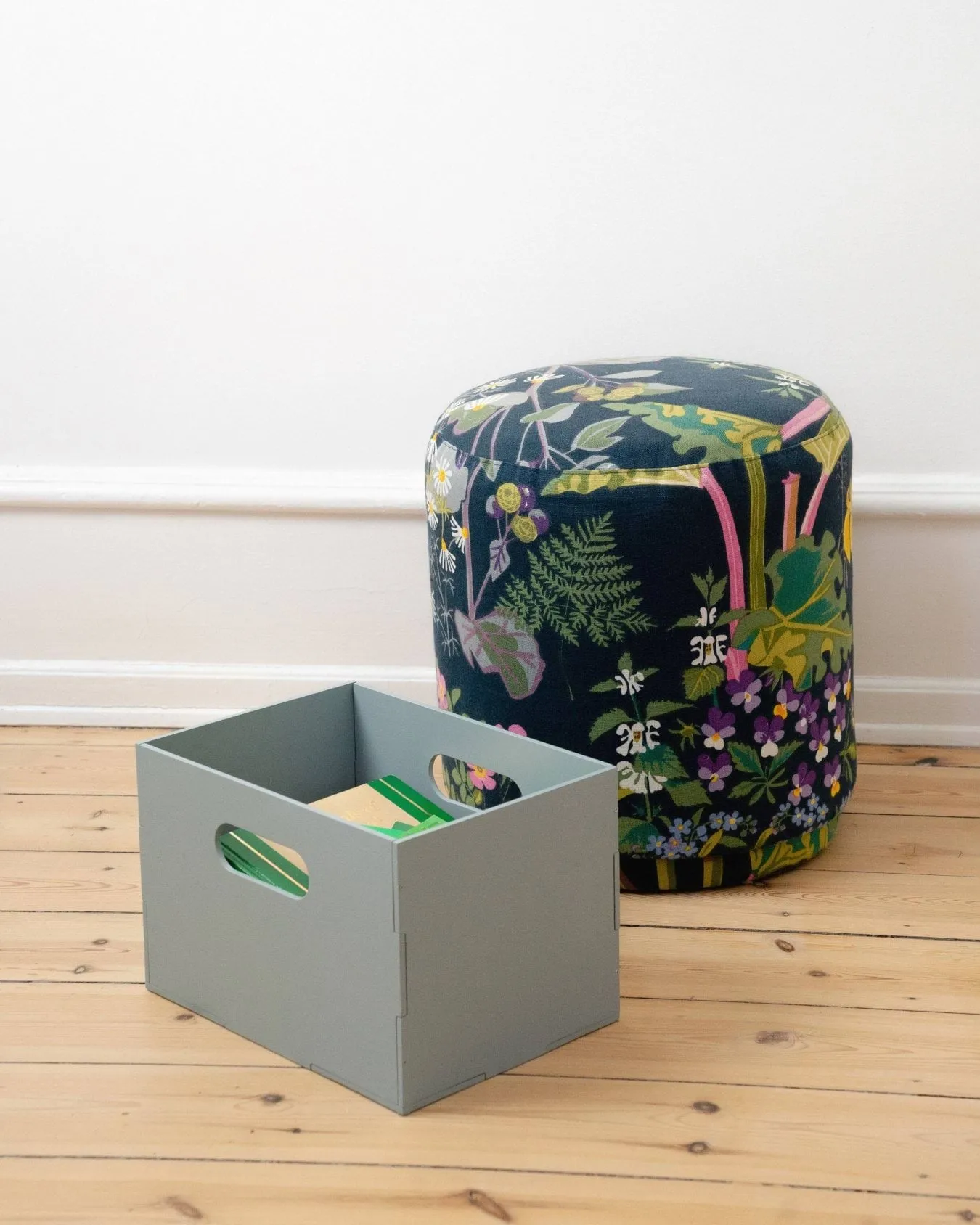 Caja de almacenamiento Kiddo Box, Verde oliva Nofred