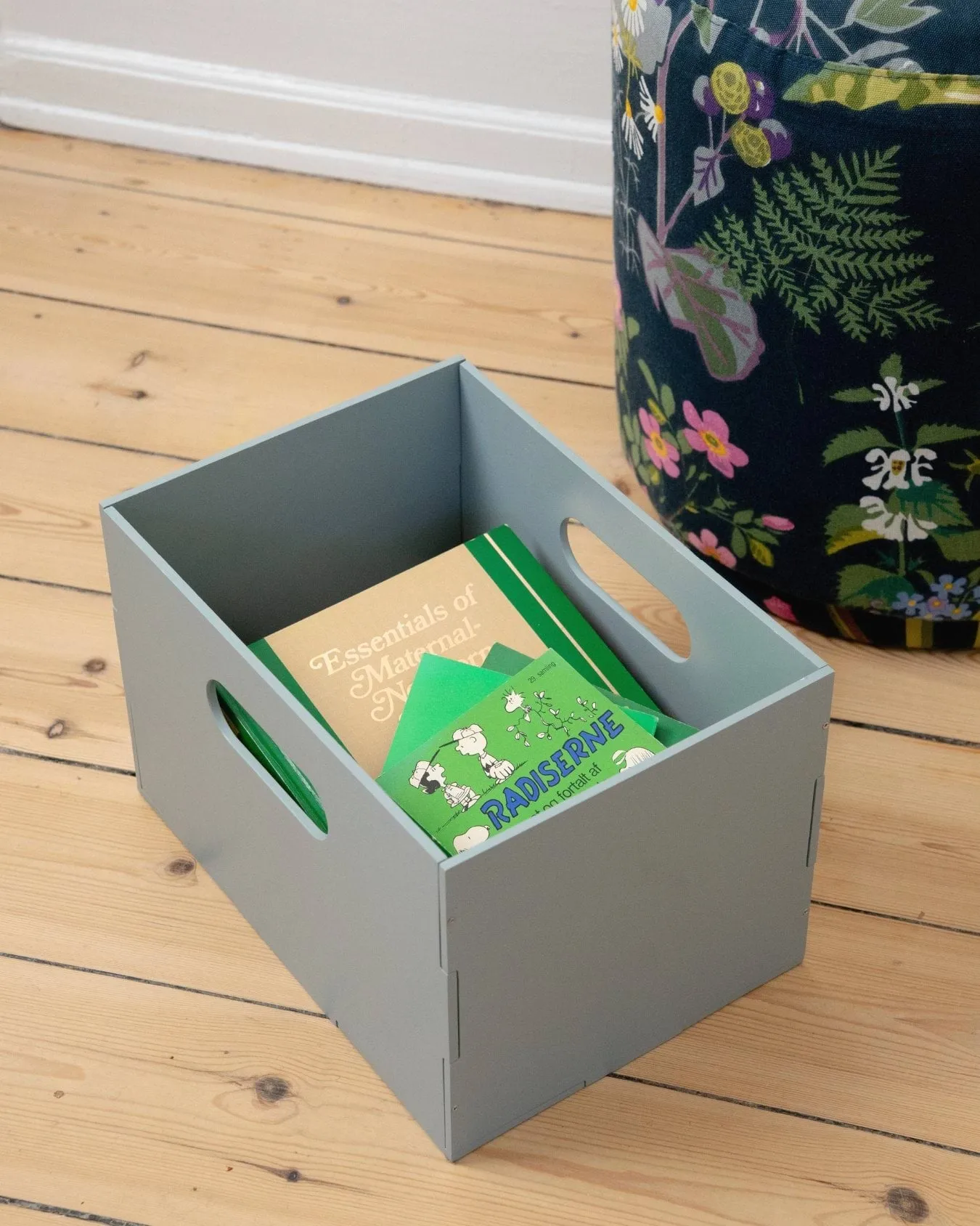 Caja de almacenamiento Kiddo Box, Verde oliva Nofred