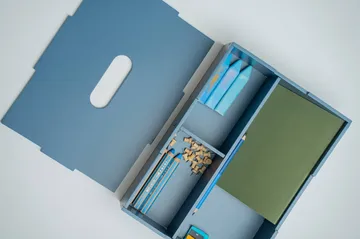 Caja de almacenamiento Kiddo Tool Box - Azul - Nofred