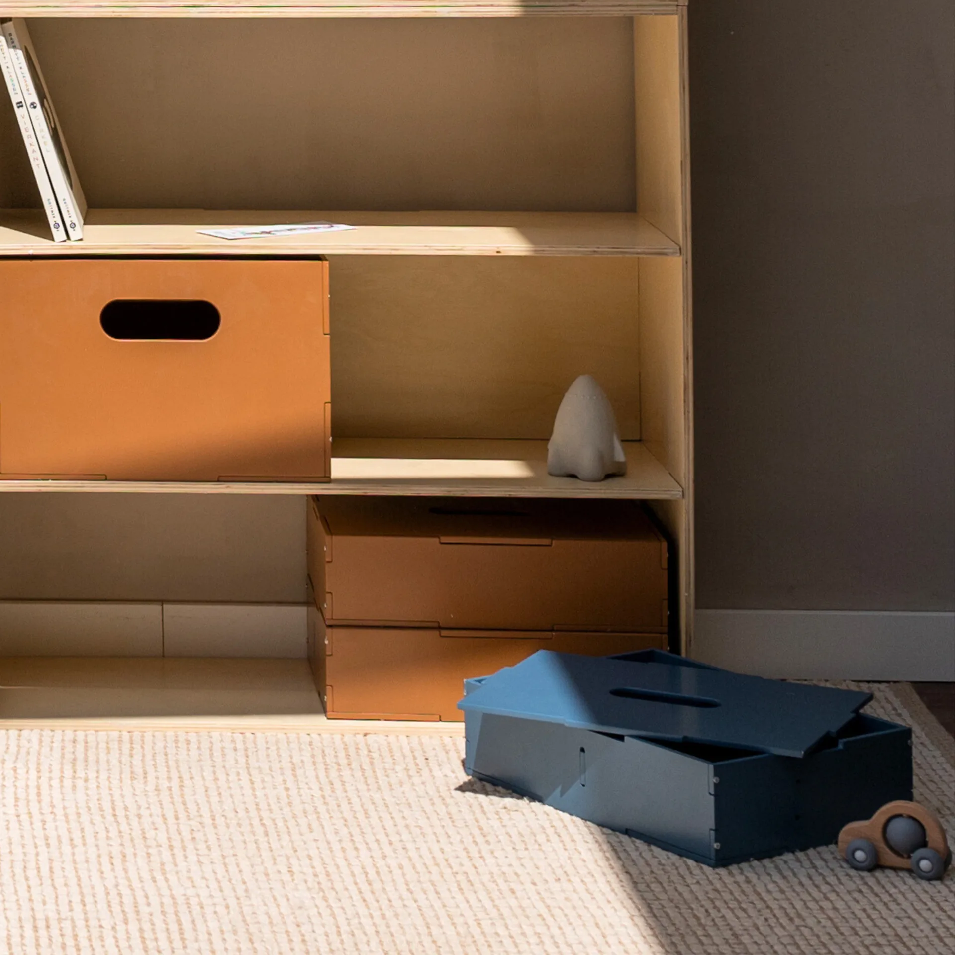 Caja de almacenamiento Kiddo Tool Box, Azul Nofred