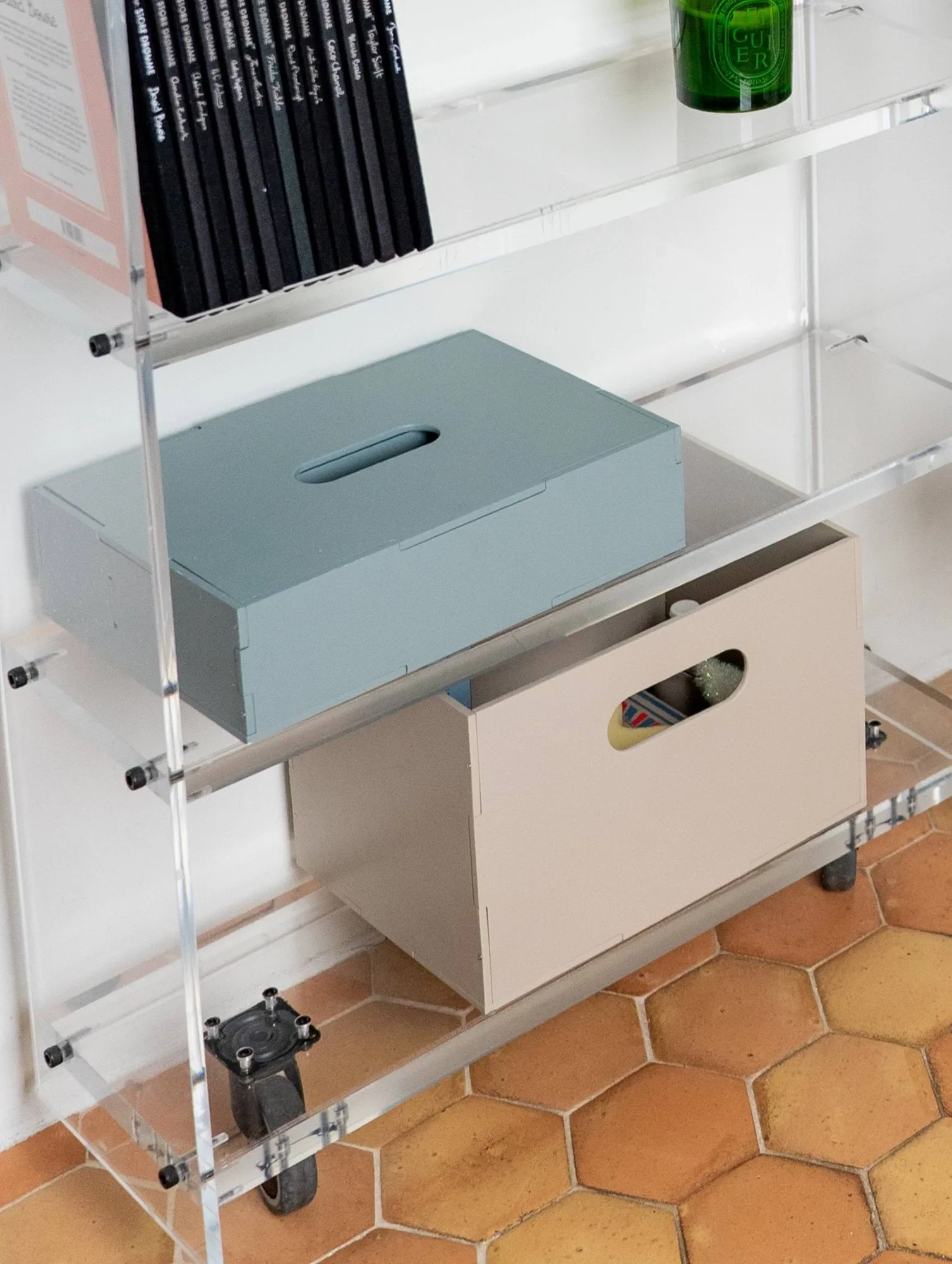 Caja de almacenamiento Kiddo Tool Box, Verde oliva Nofred