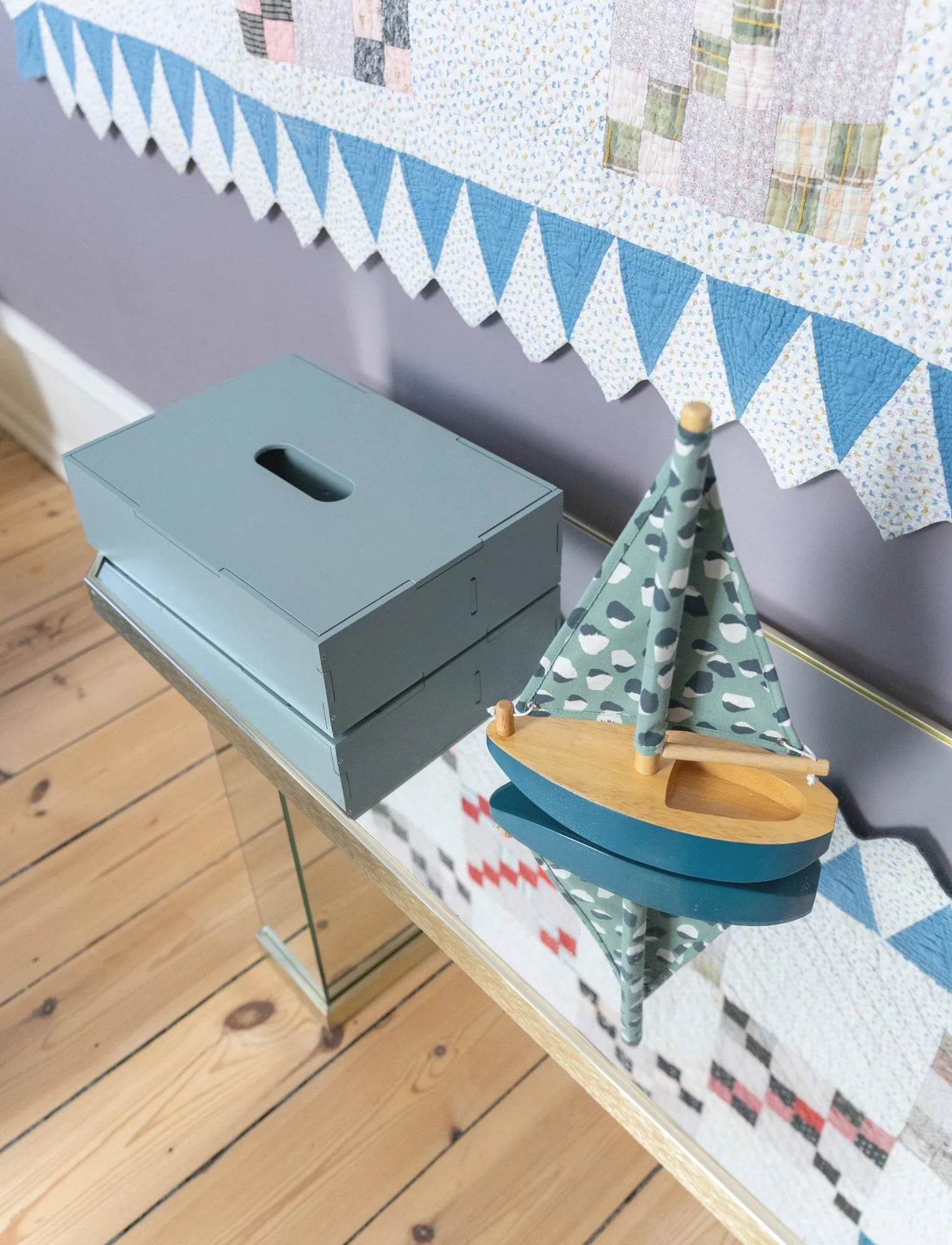 Caja de almacenamiento Kiddo Tool Box, Verde oliva Nofred