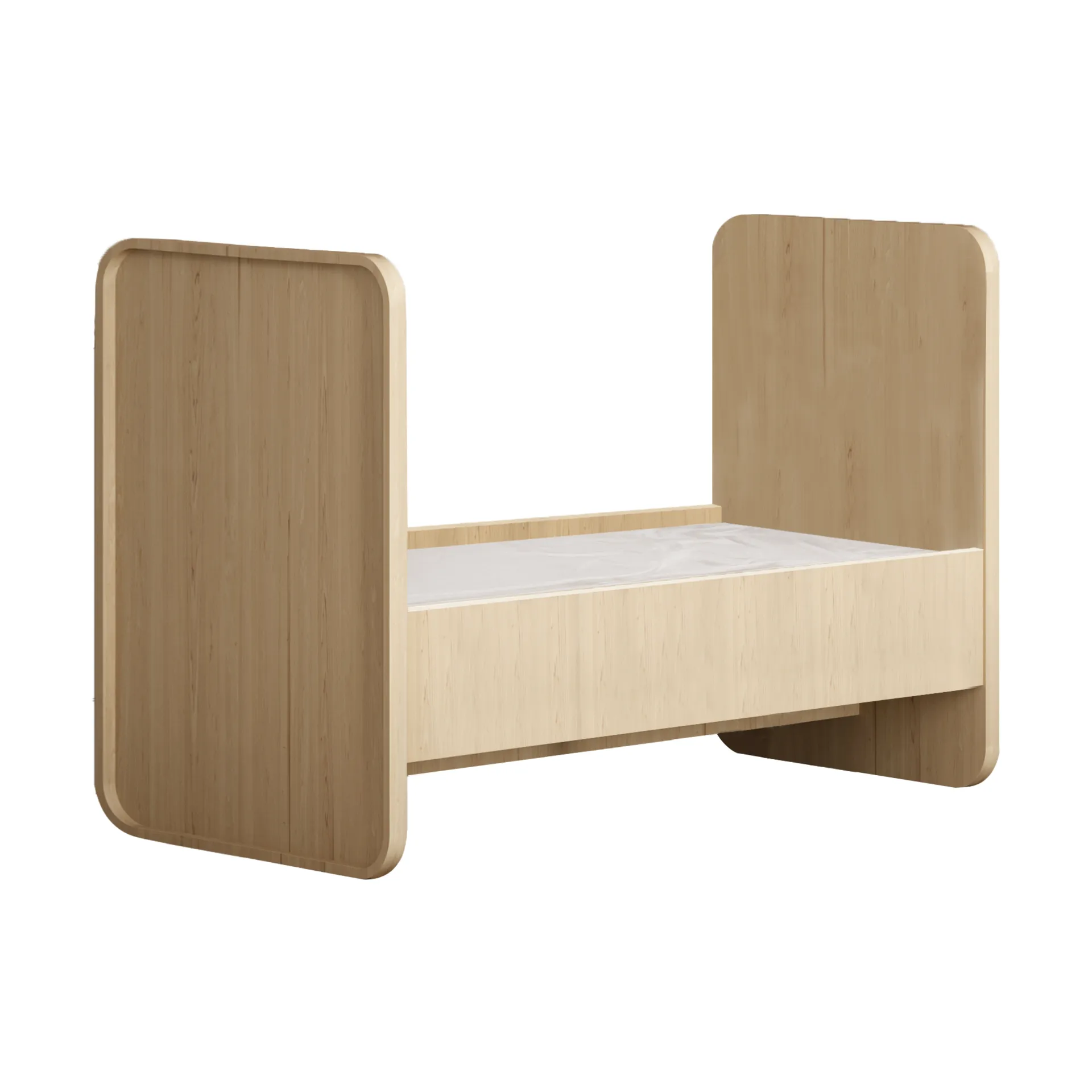 Cama Form baby y junior 166x77,5x87 cm, Roble Nofred
