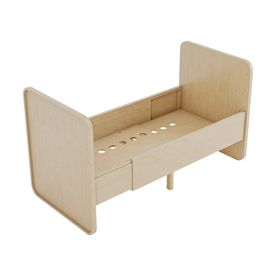 Cama Form baby y junior 166x77,5x87 cm, Roble Nofred