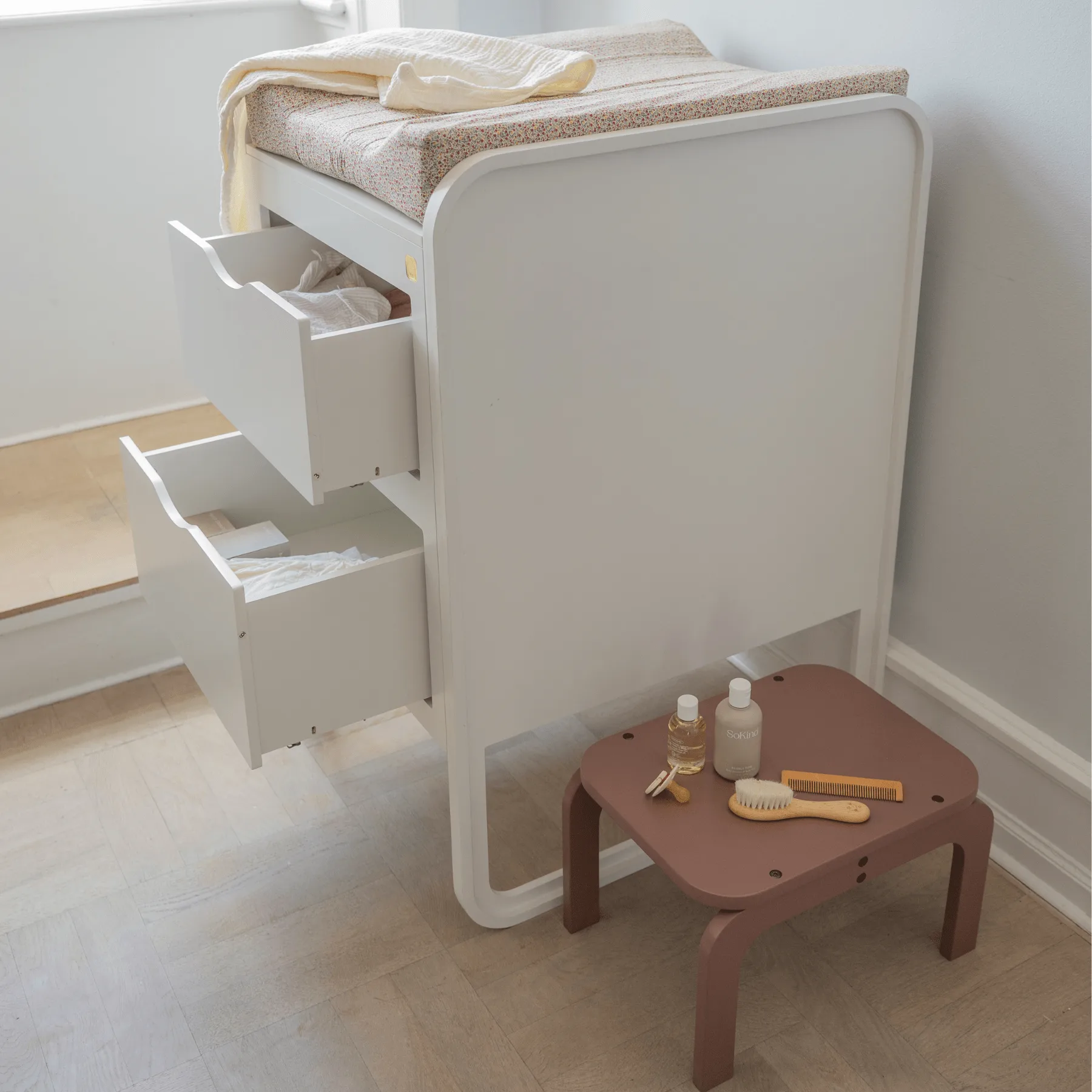 Cambiador Form 65,4x56x95 cm, Blanco Nofred