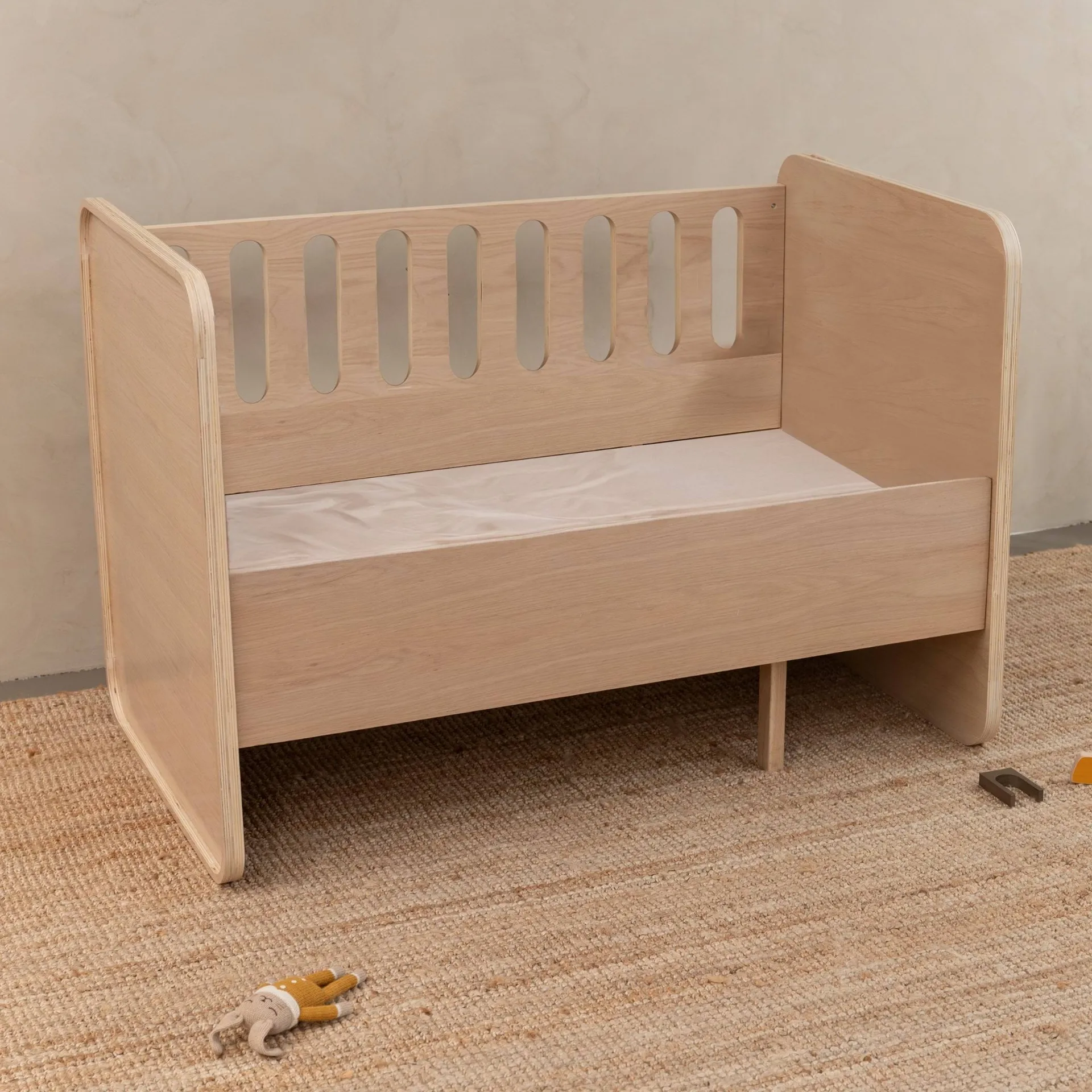 Colchón Form para cama baby y junior 2 piezas, Blanco Nofred