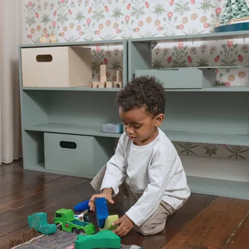Estantería infantil Kiddo Shelving - Verde oliva - Nofred