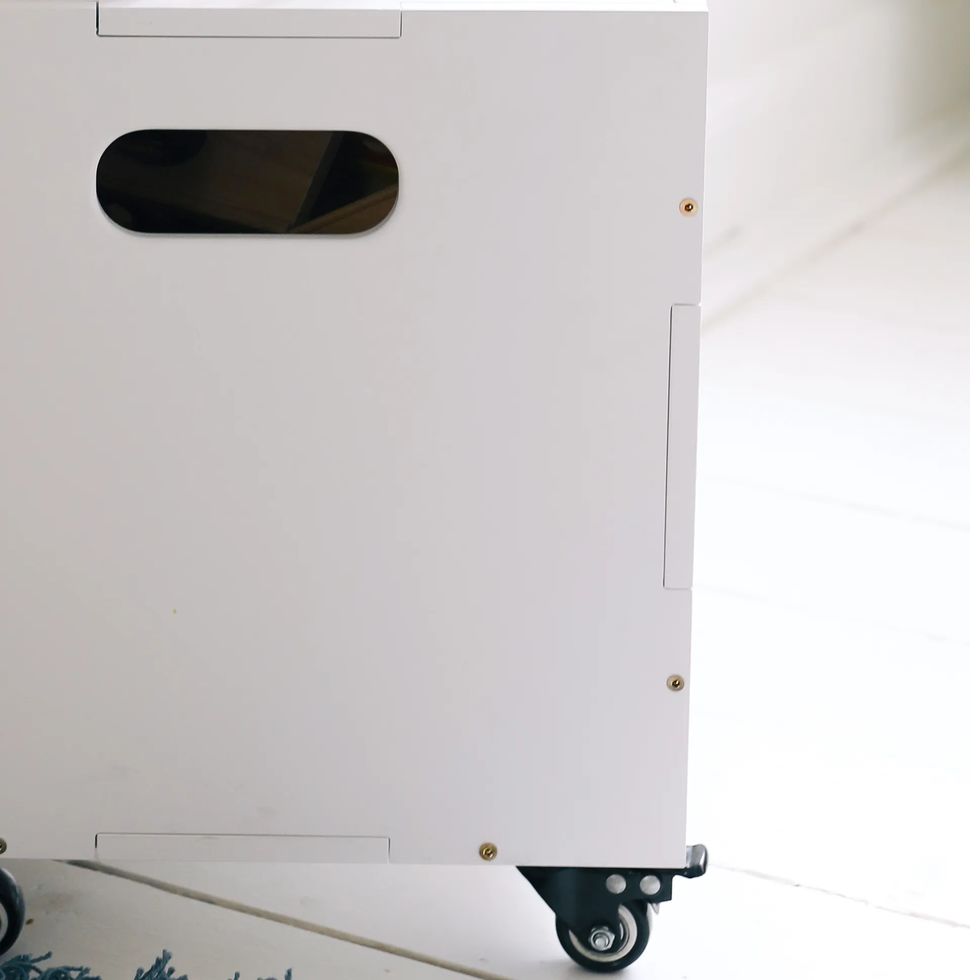 Ruedas Cube Storage para caja de almacenamiento, 4-pack, Negro Nofred