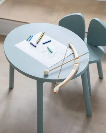 Set silla + mesa infantil Mouse - Verde oliva - Nofred