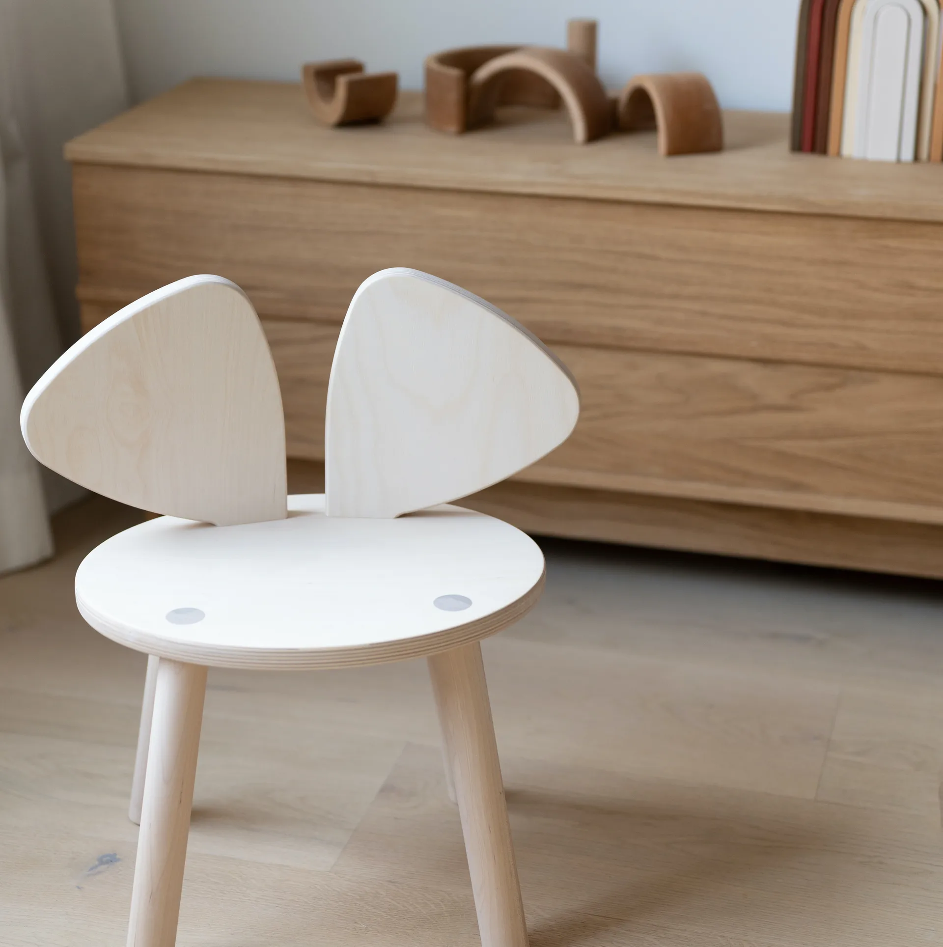 Silla infantil Mouse Chair, Abedul Nofred