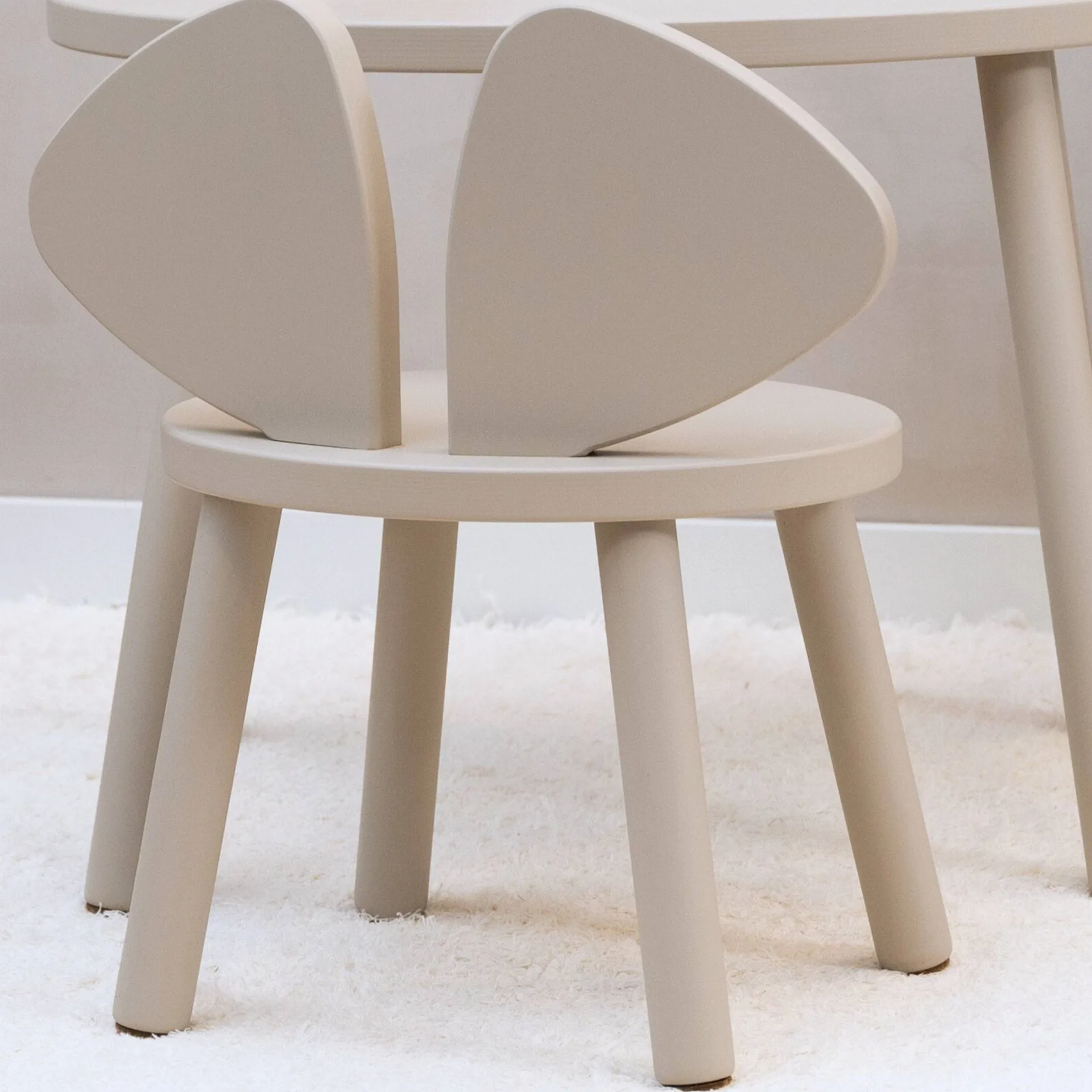 Silla infantil Mouse Chair, Beige Nofred