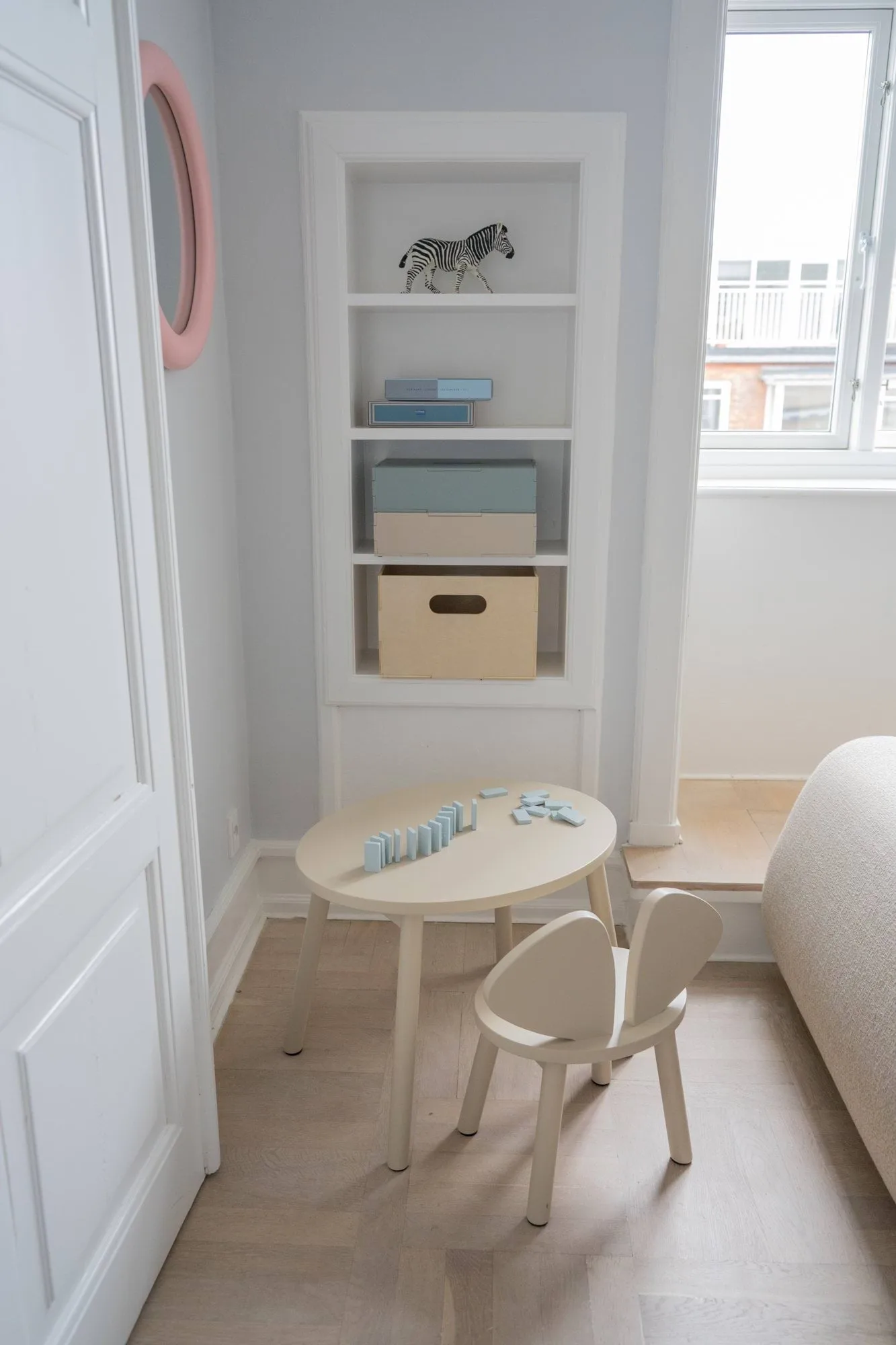 Silla infantil Mouse Chair, Beige Nofred