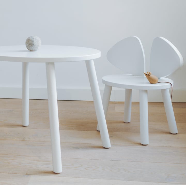 Silla infantil Mouse Chair, Blanco Nofred
