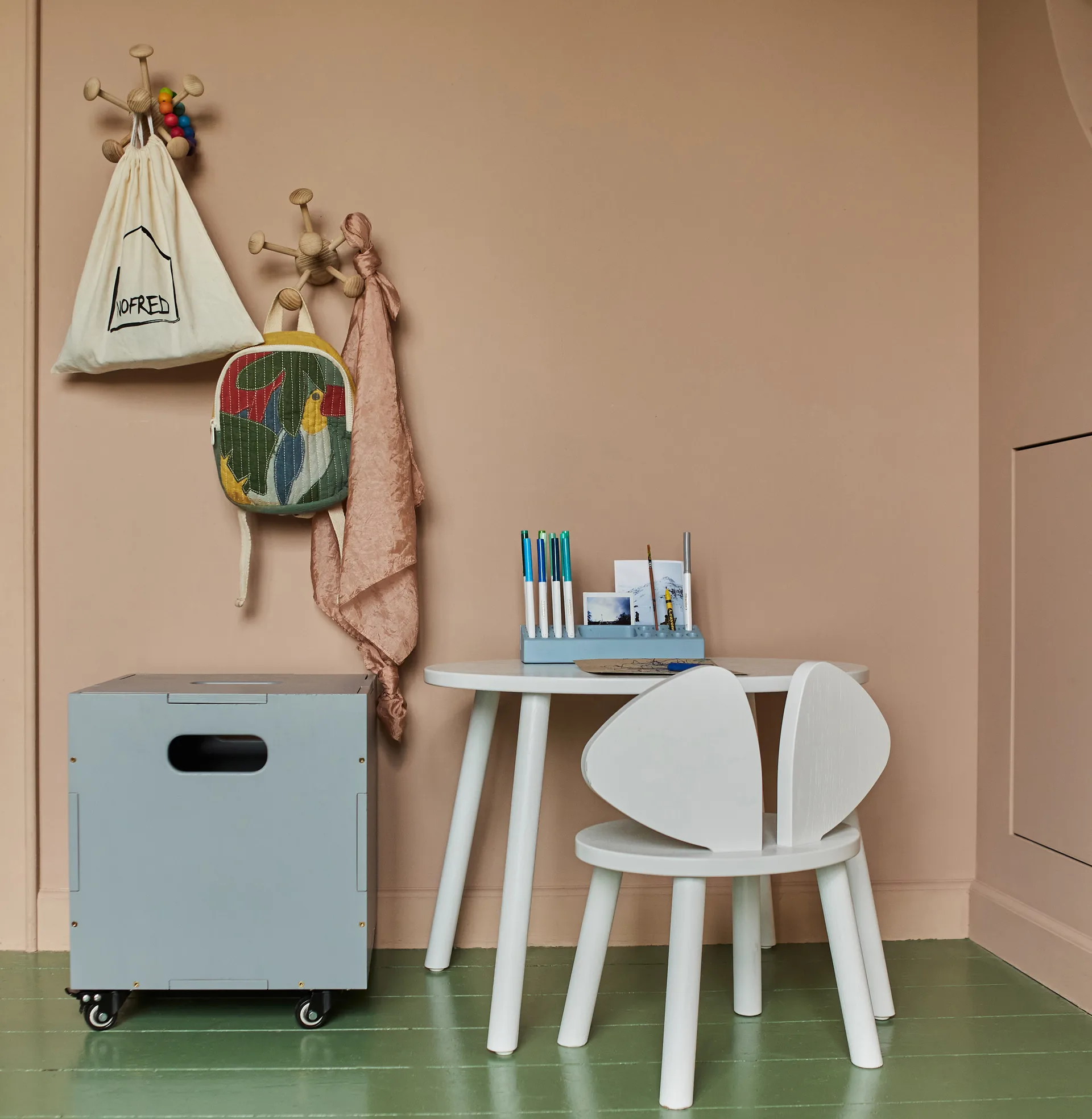 Silla infantil Mouse Chair, Blanco Nofred