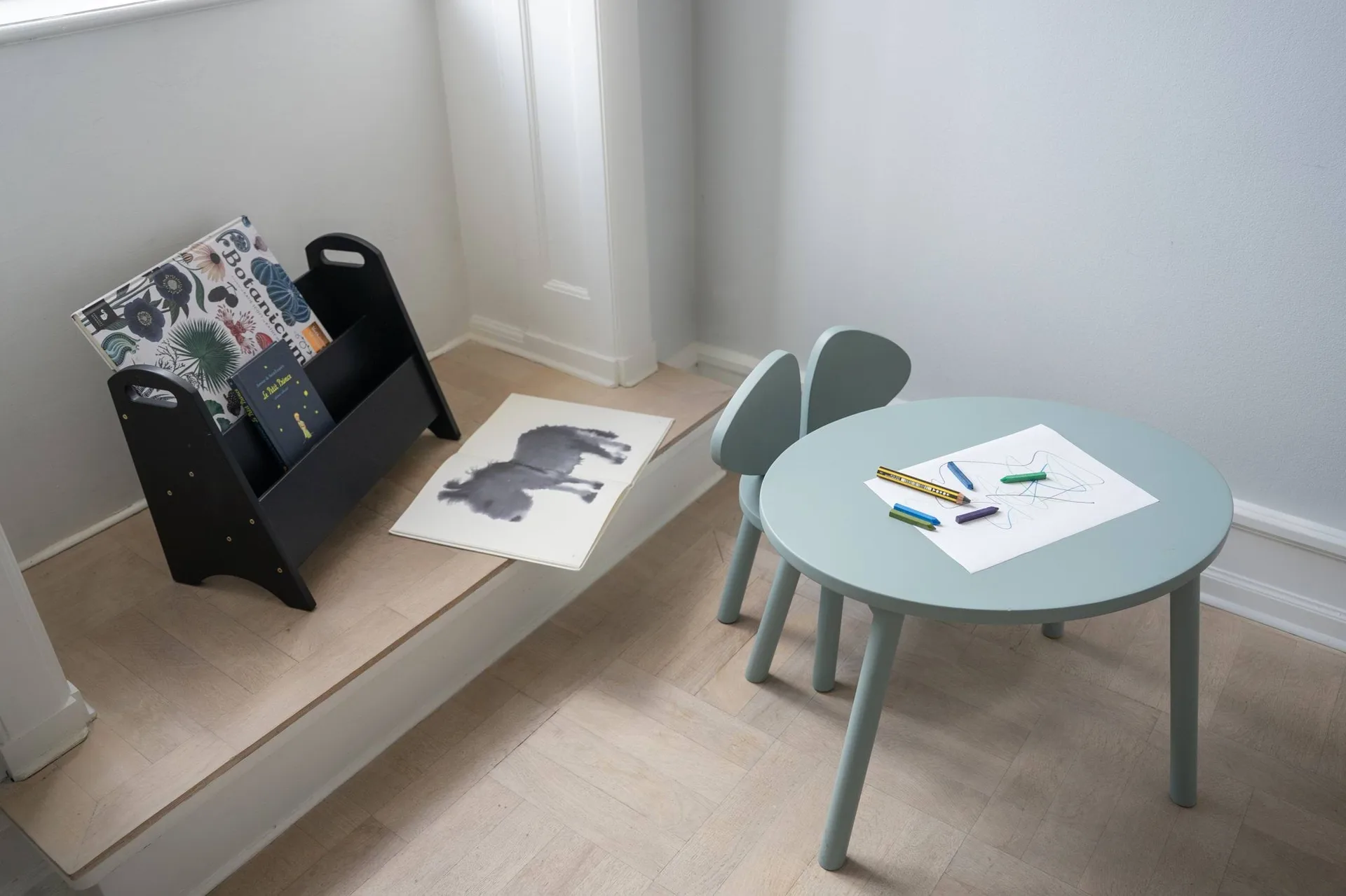 Silla infantil Mouse Chair, Olive green Nofred