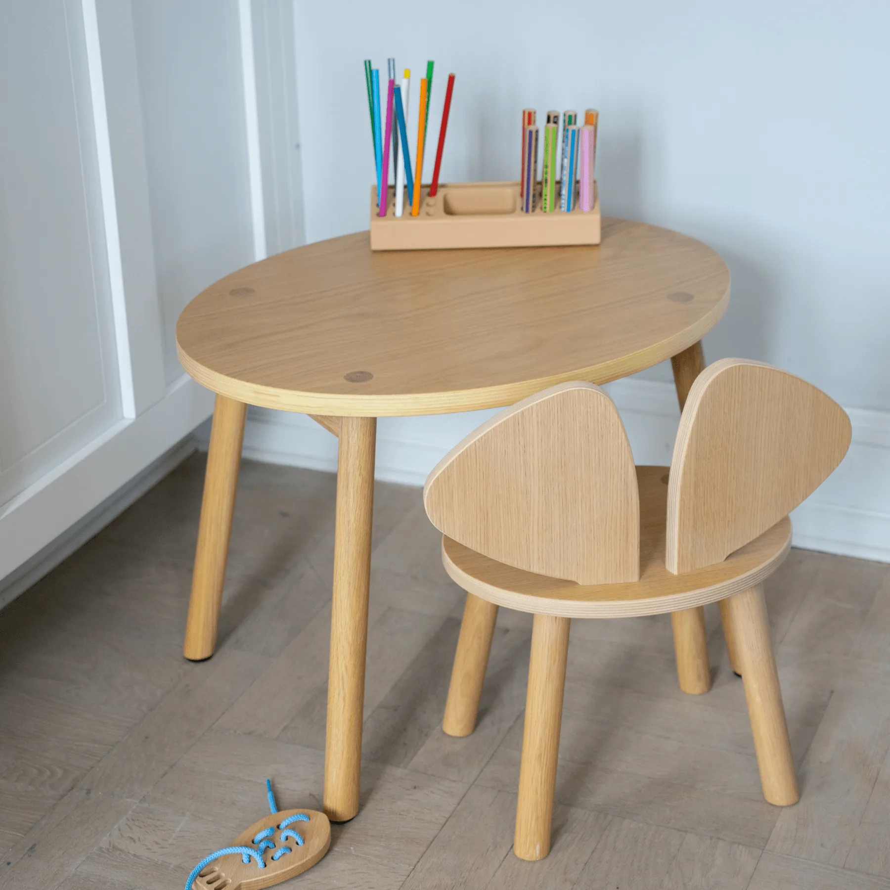 Silla infantil Mouse Chair, Roble Nofred